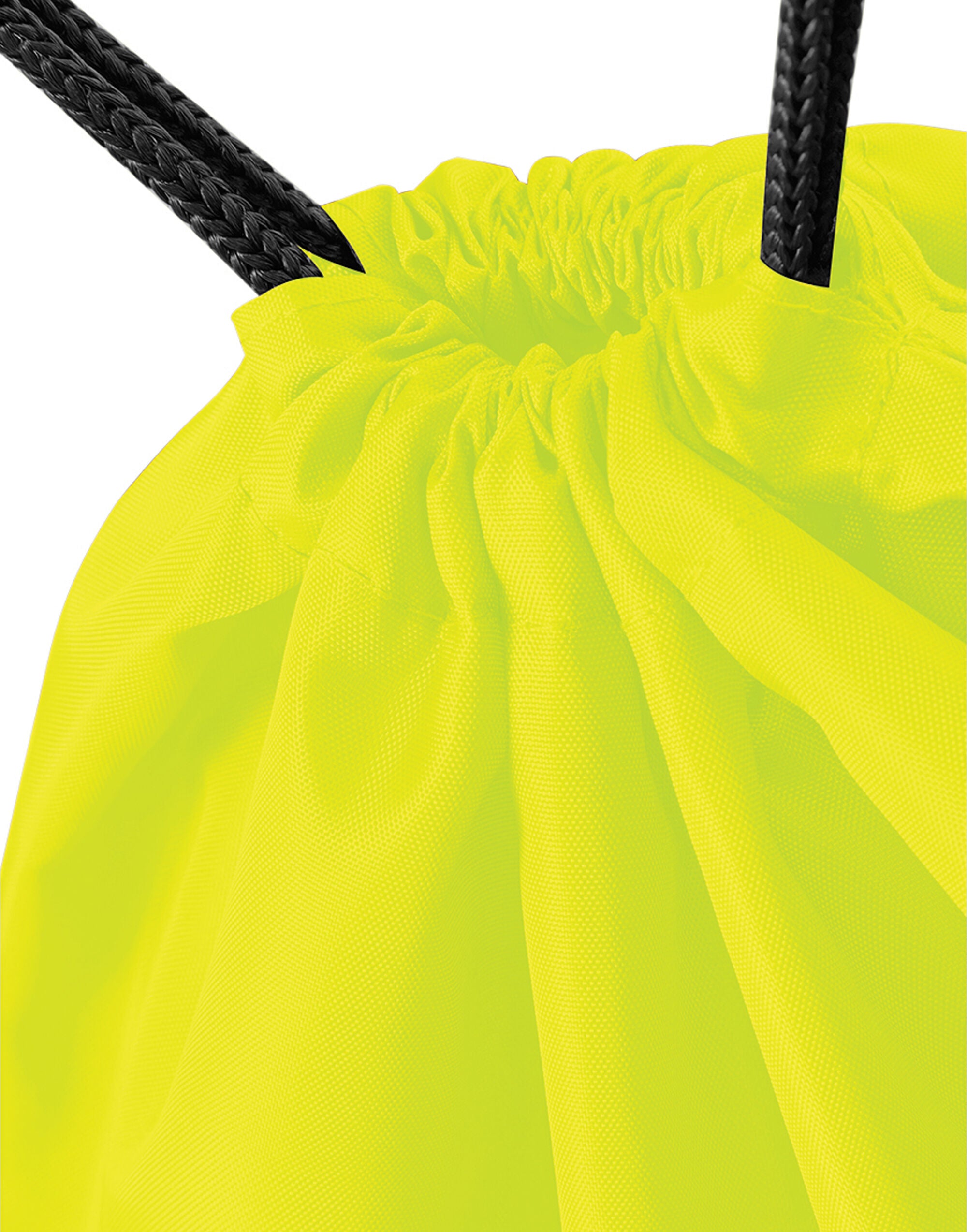 A military yellow Bagbase Premium Gymsac.
