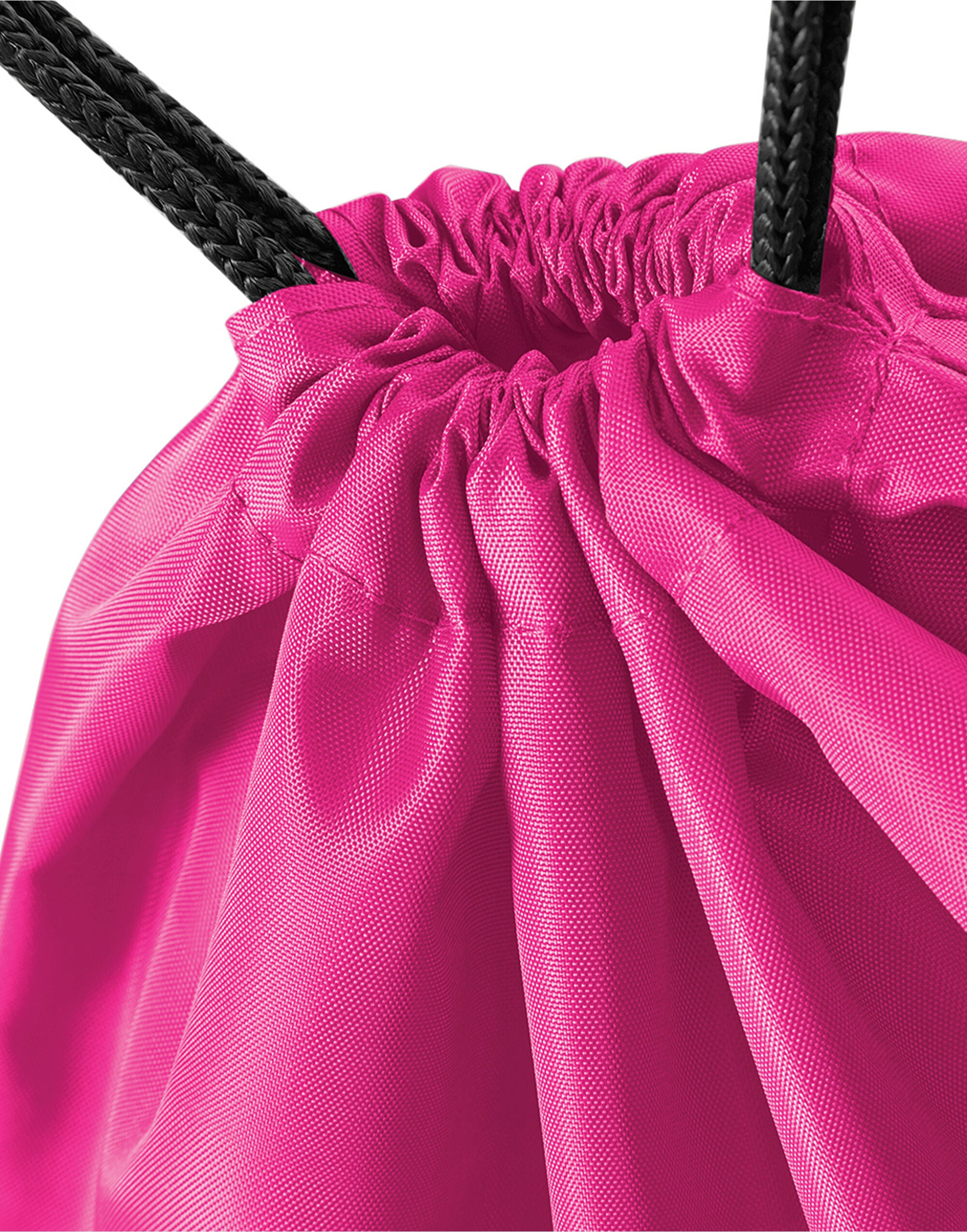 A pink Bagbase Premium Gymsac.