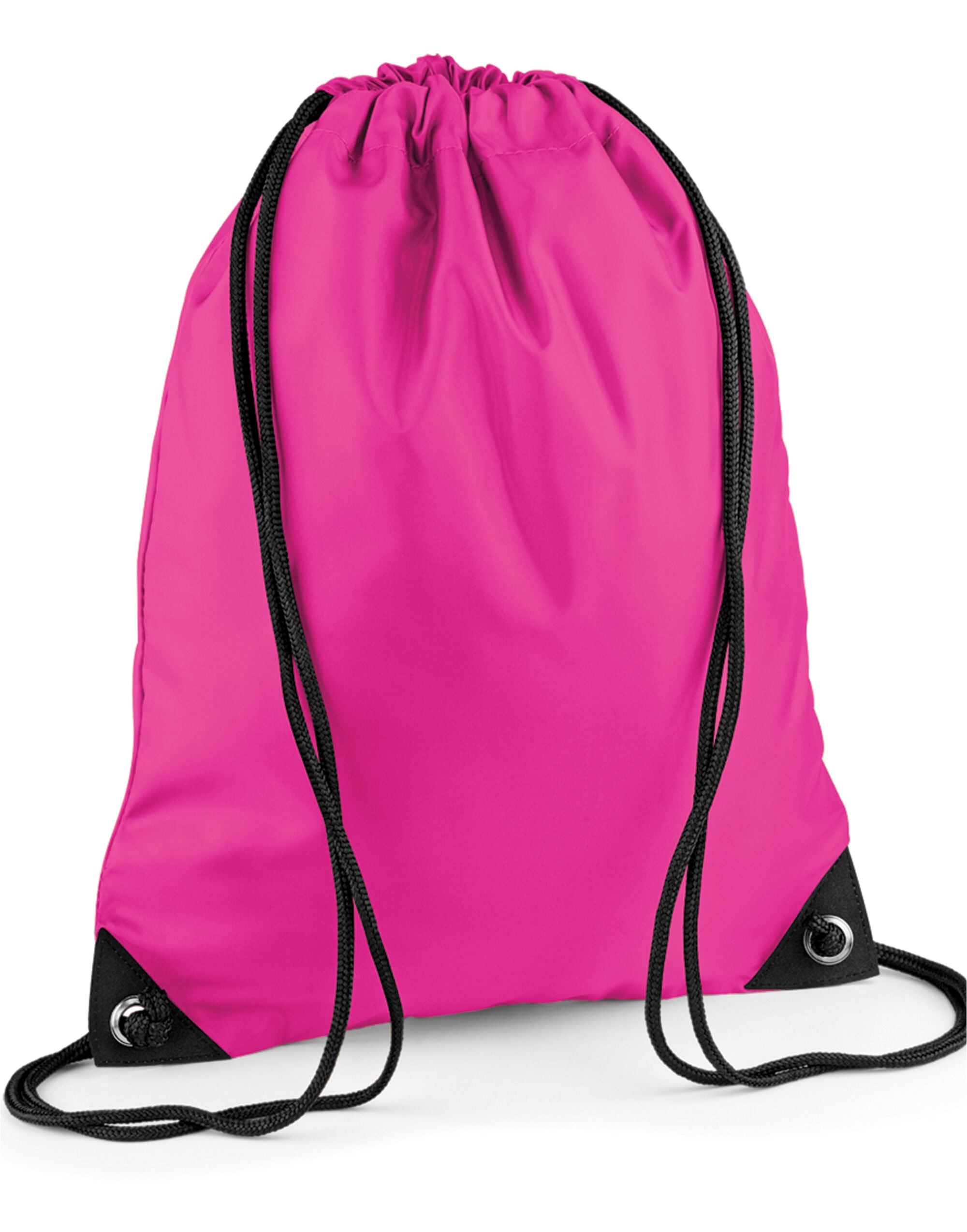 A Pink Bagbase Premium Gymsac with matching ropes.