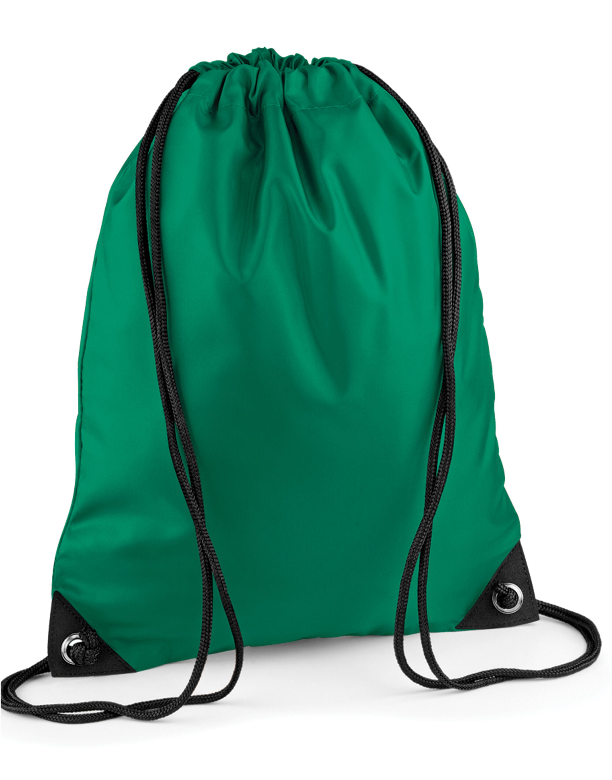 A soft buttercup green Bagbase Premium Gymsac.