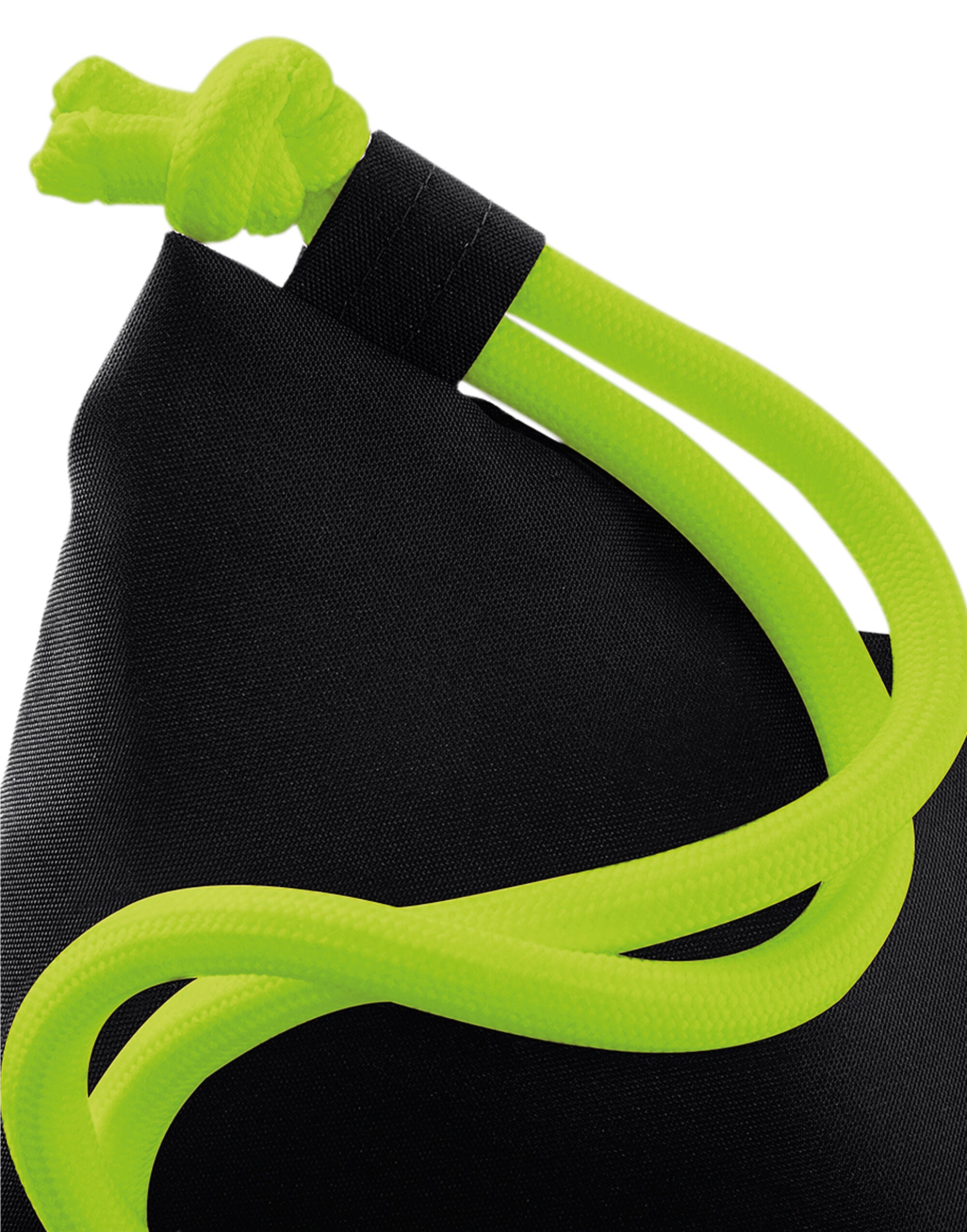 A charcoal grey Bagbase Icon Gymsac, ideal for custom printing.