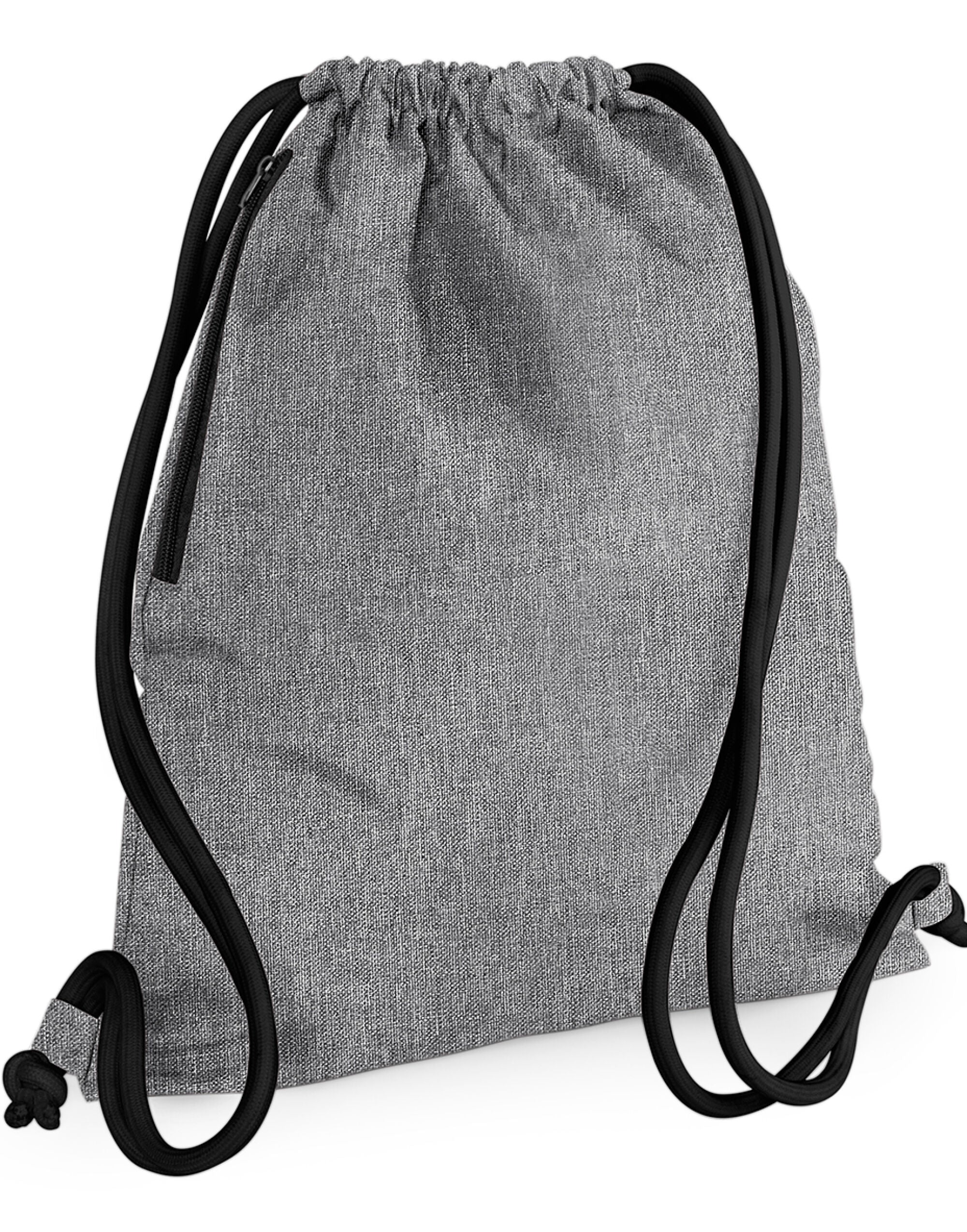 A fun, grey bright fuchsia Bagbase Icon Gymsac.