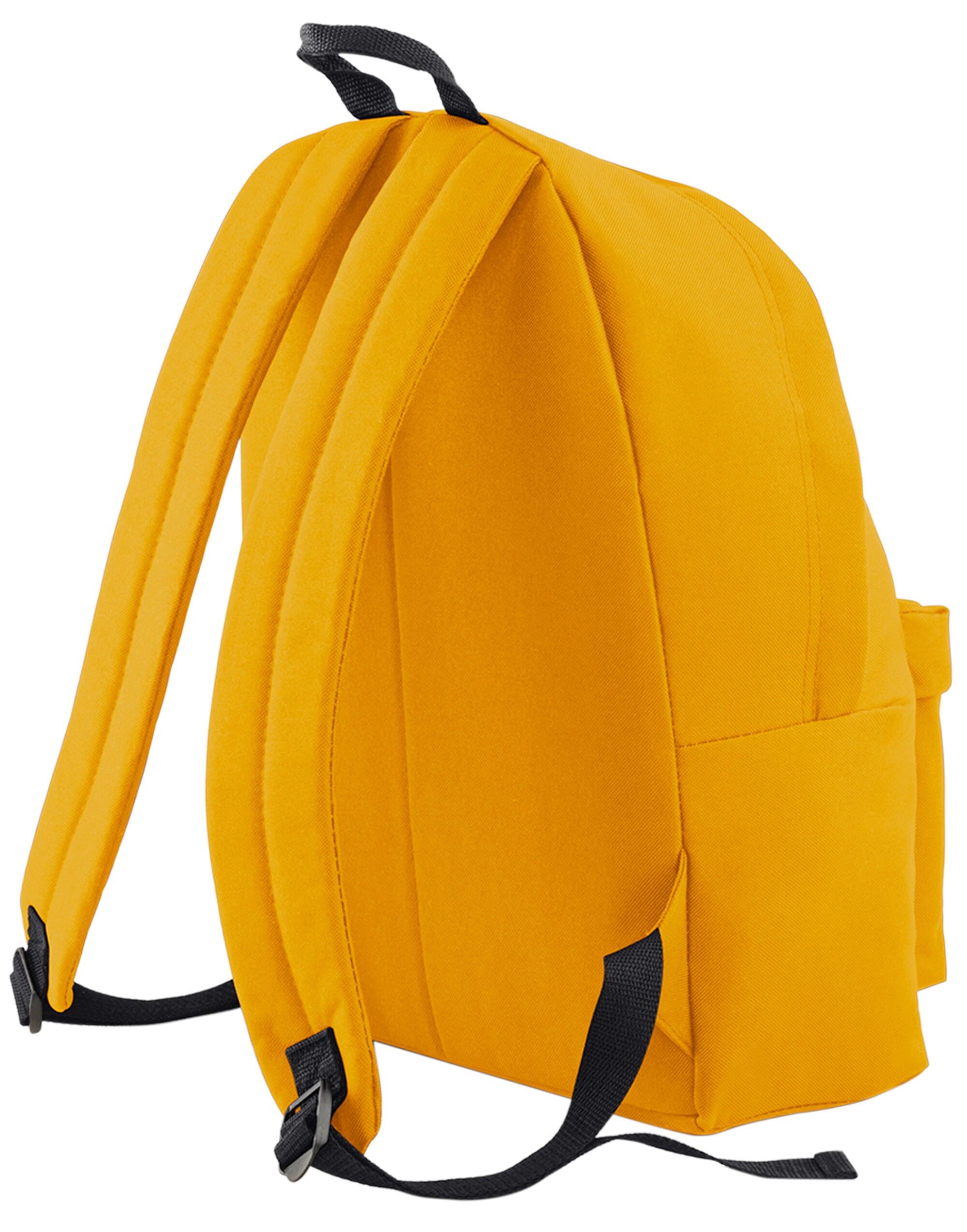 A yellow Original Barrel Bag with black handles.