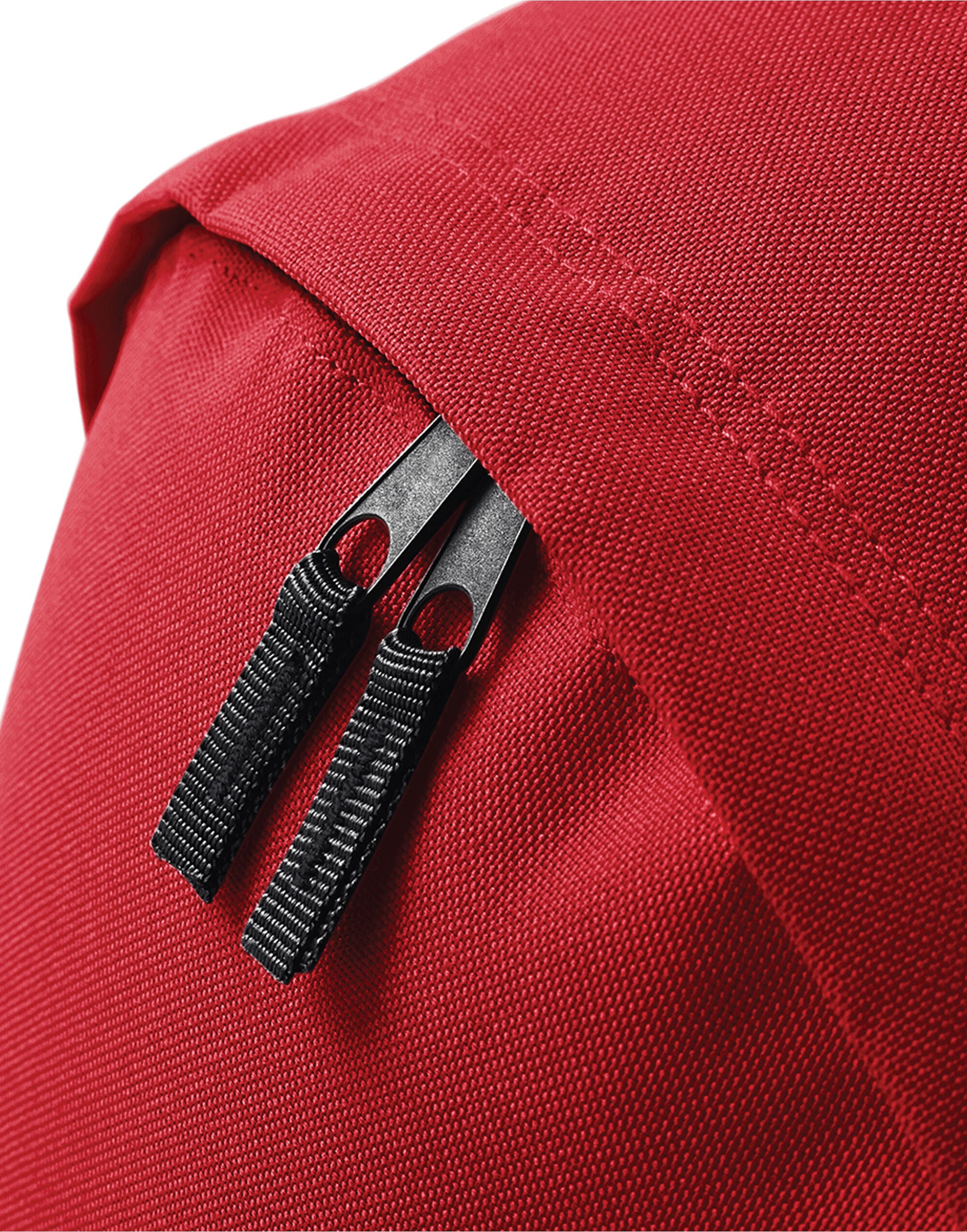 Person wearing the reflective belt bag around their waist.