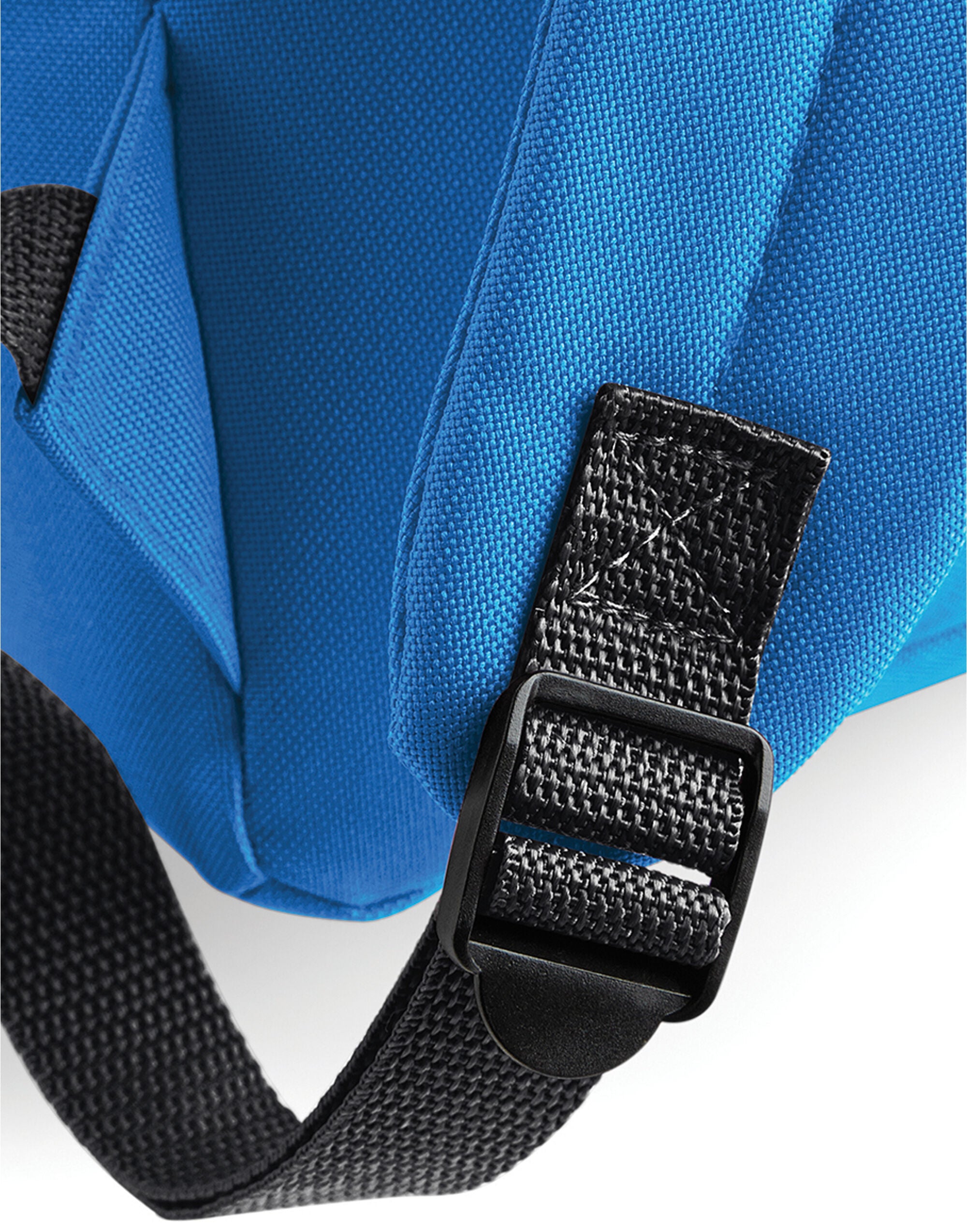 Side profile of a red Mini Barrel Bag.