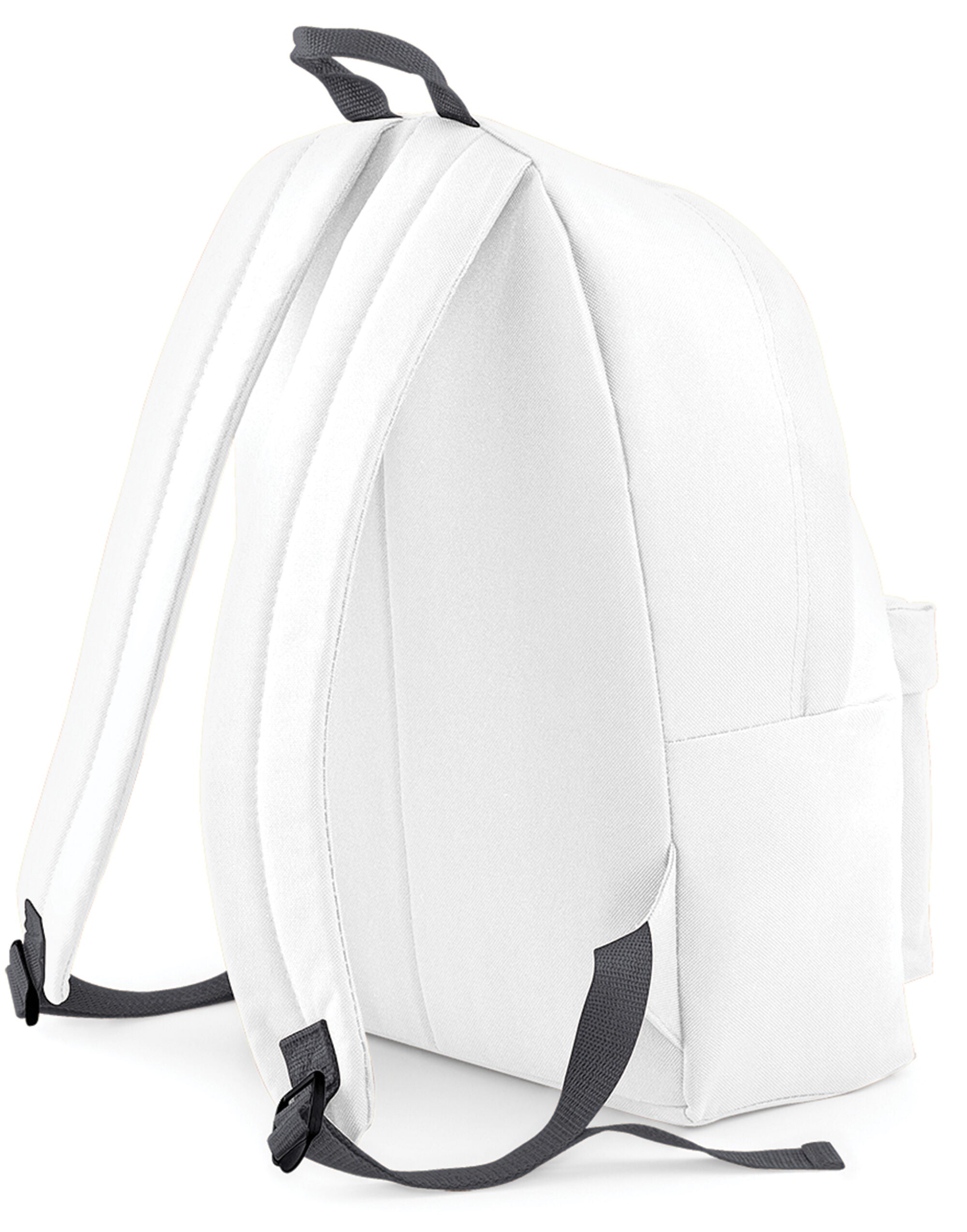 A sleek black Bagbase Studio Waistpack with a clean design.