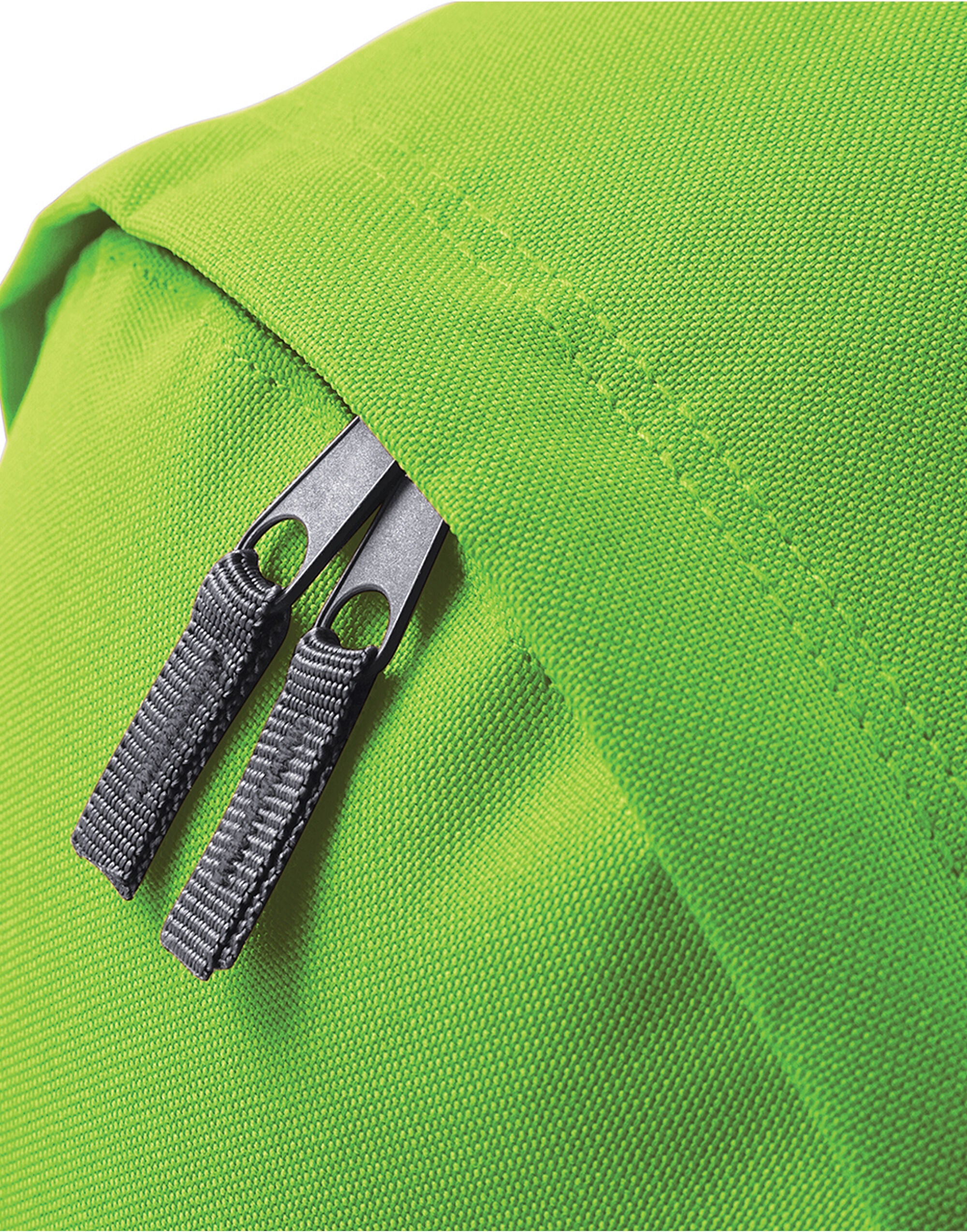 An olive green mini fashion backpack with a top handle.
