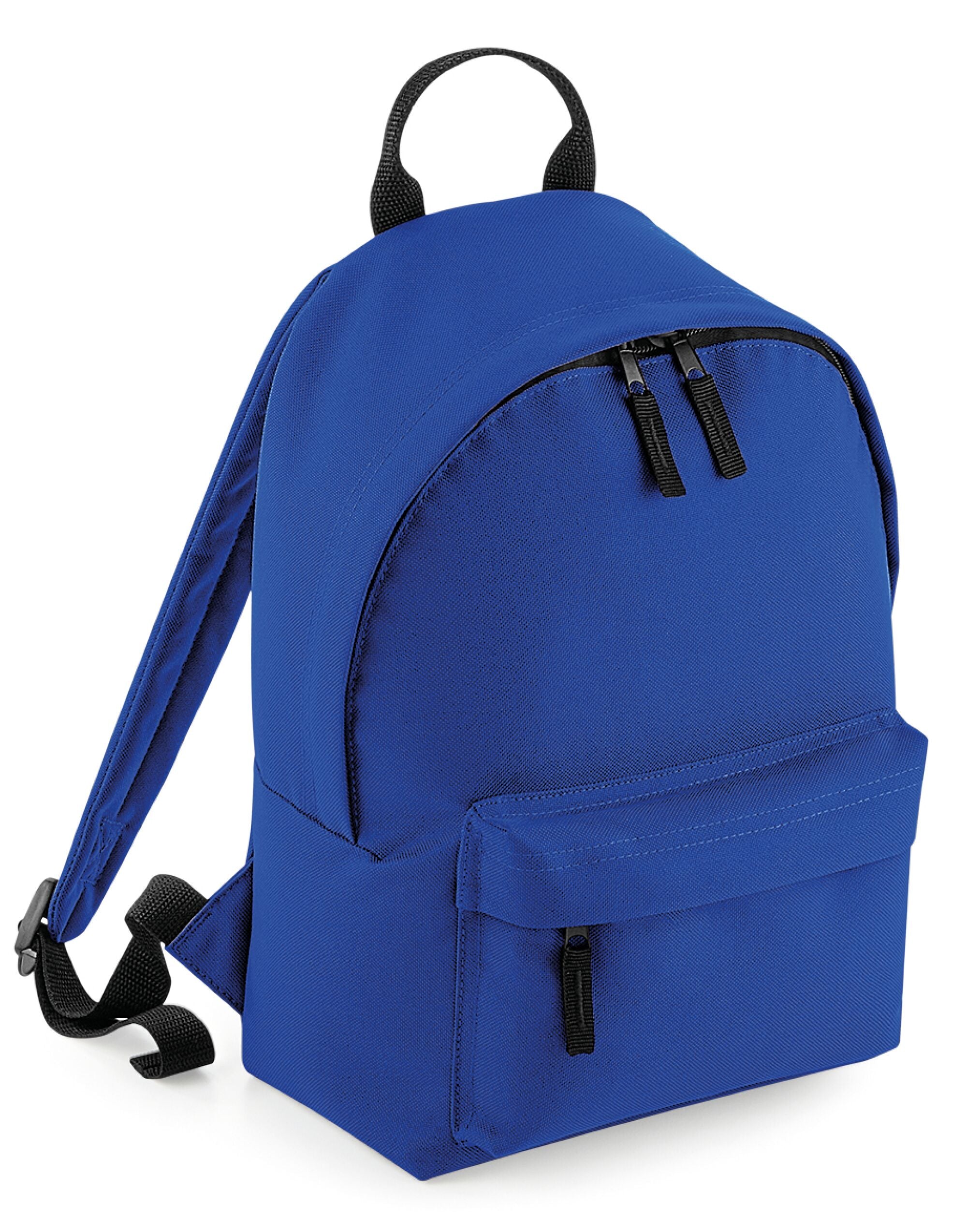 A sky blue Original Fashion Backpack showing its spacious interior.