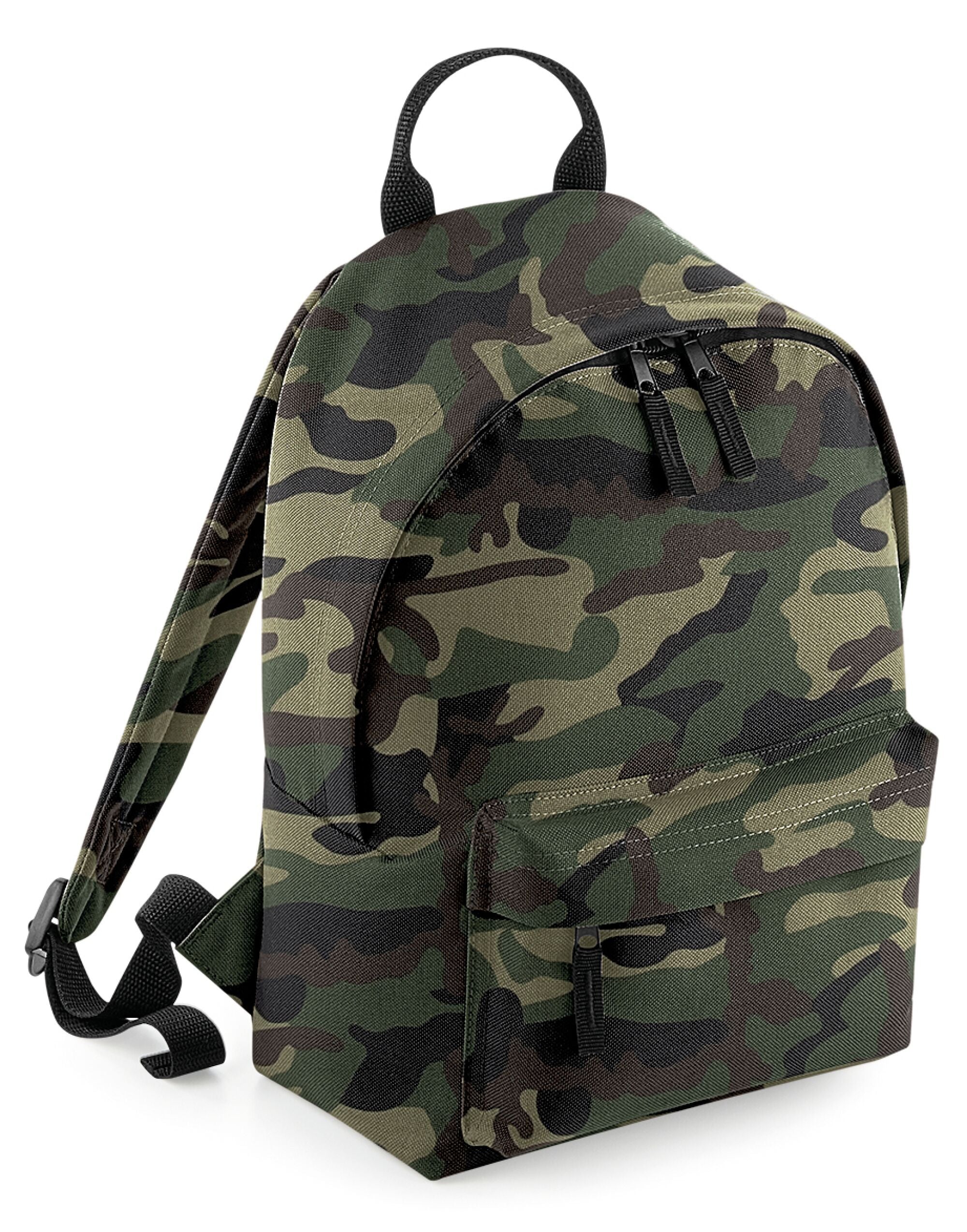 Side view of a bright red Original Fashion Backpack.
