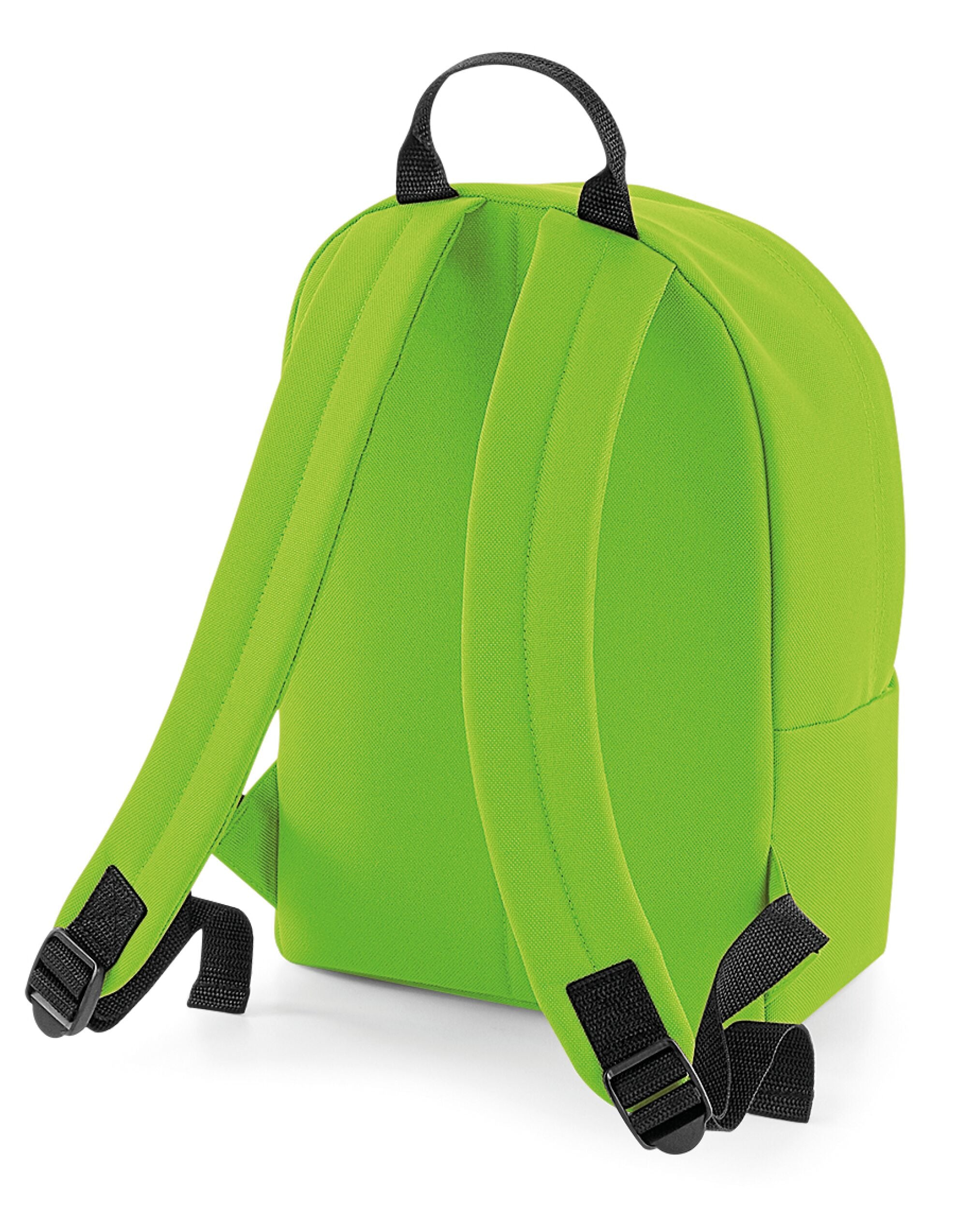 Close-up on the branded patch of an Original Fashion Backpack.
