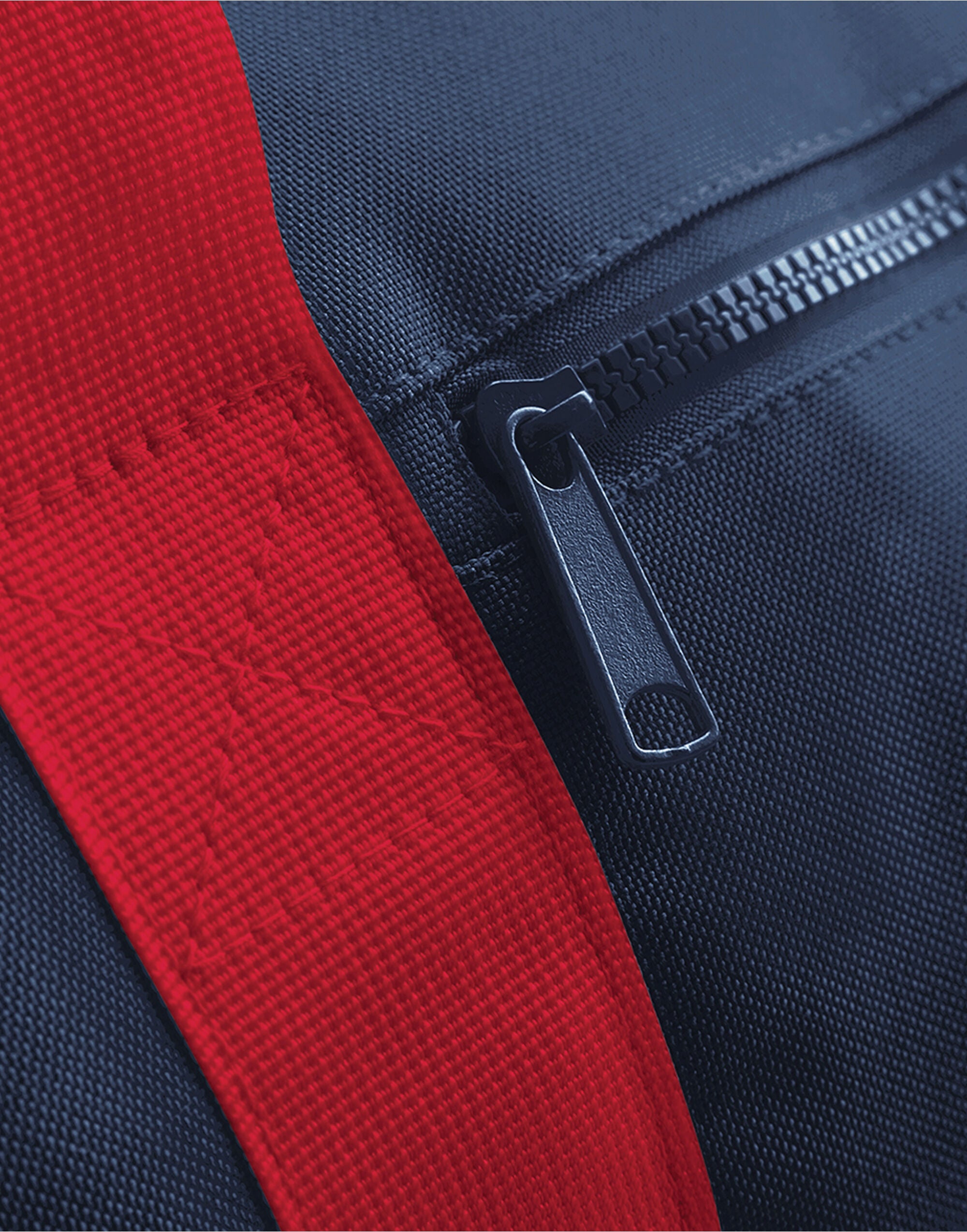 Angled view of a black messenger bag.