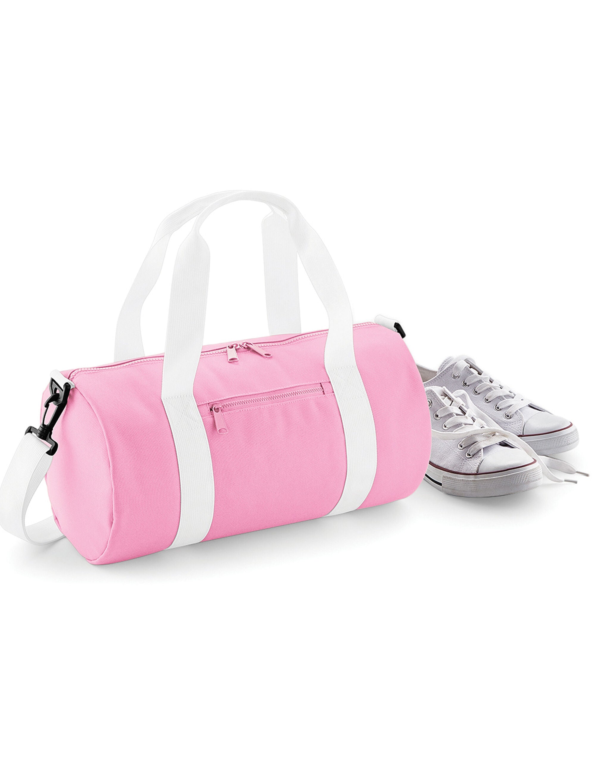 A lilac mini essential backpack.