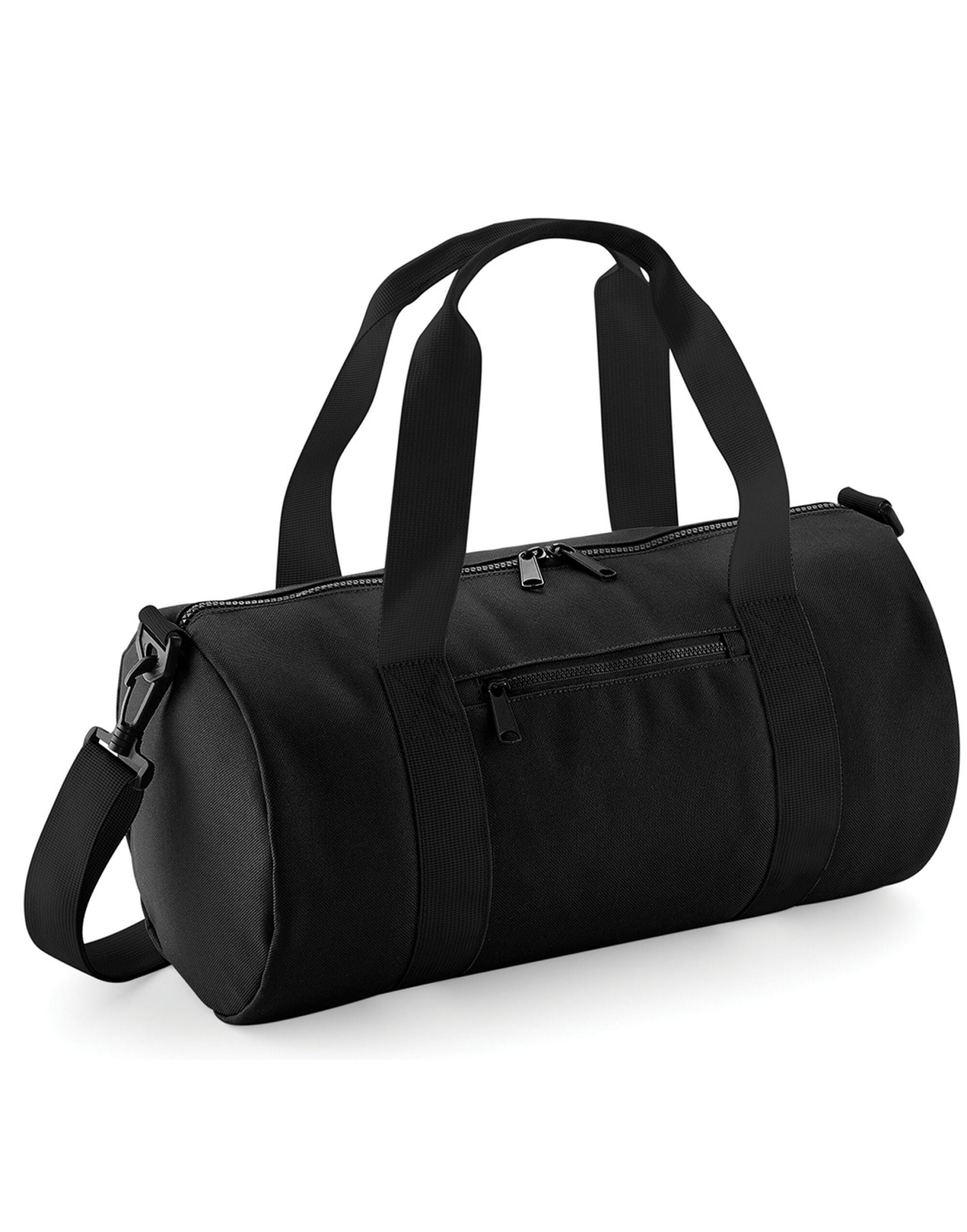 A classic red Universal Backpack, laid flat.