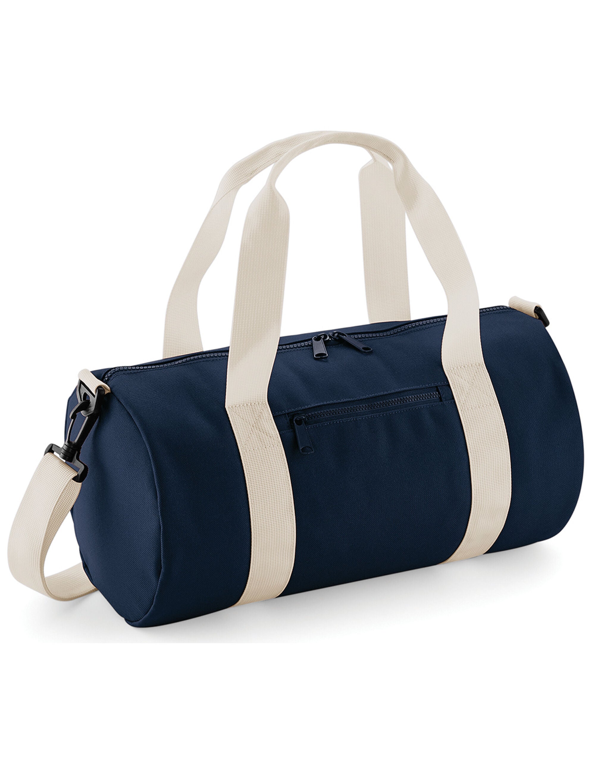 Back view of the black Modulr backpack showing straps.