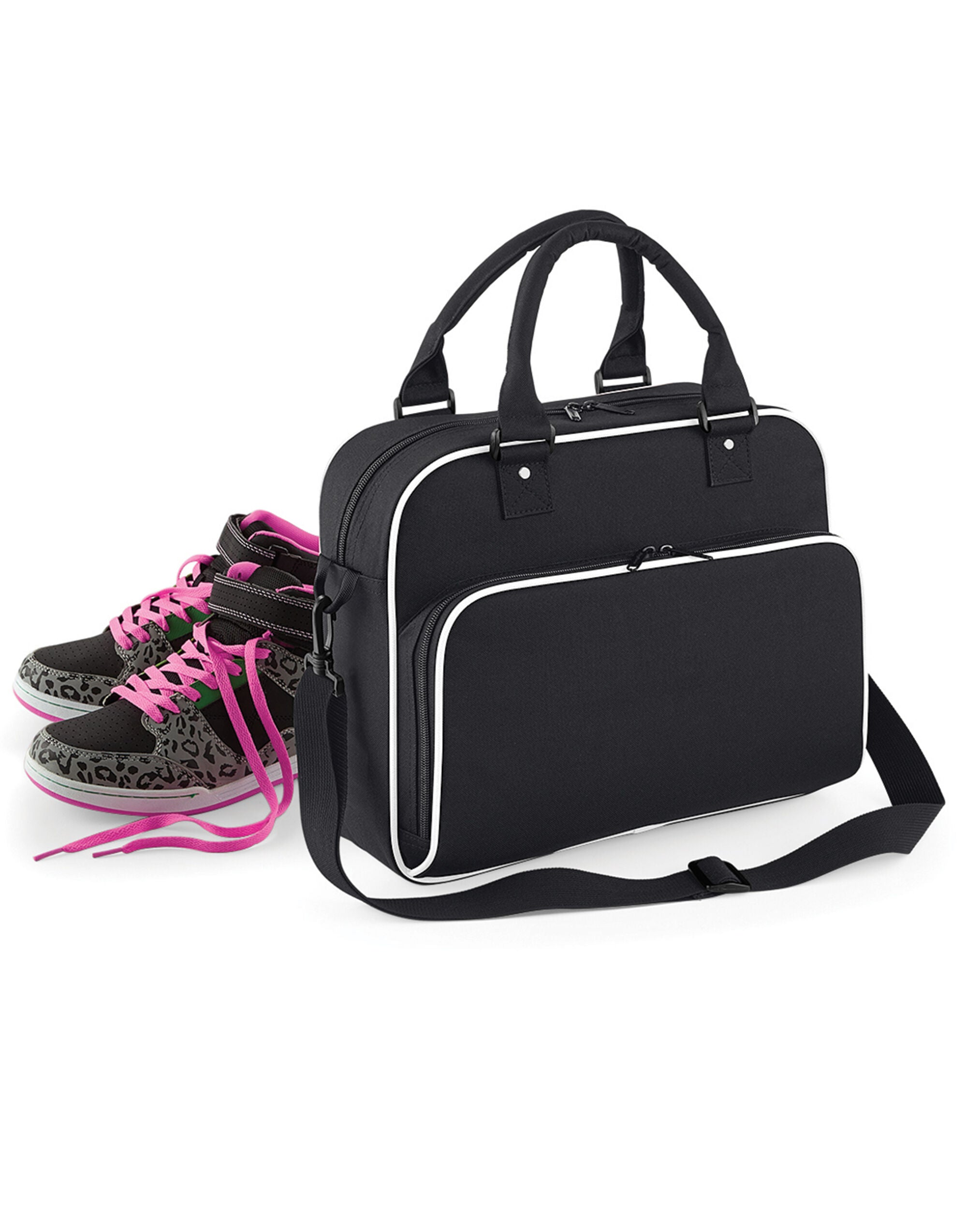 Front view of a grey Campus Laptop Backpack.