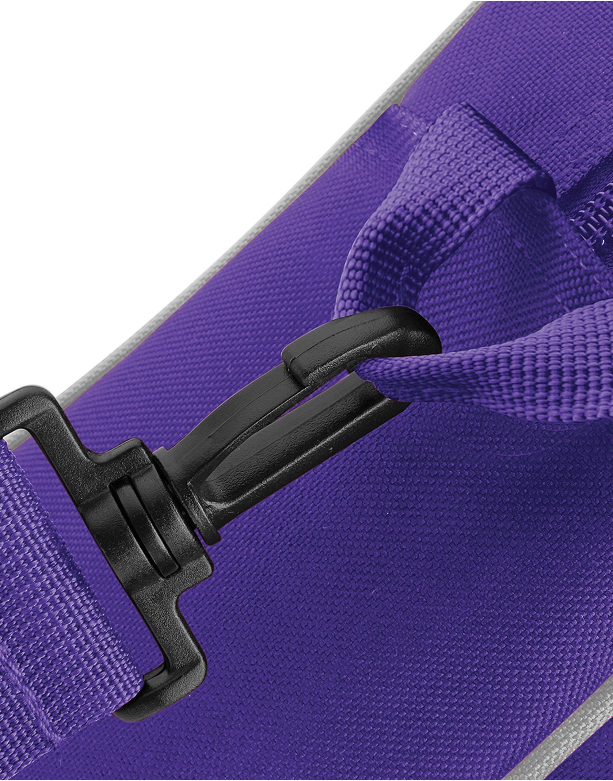 Angled view of the navy recycled essentials wash bag.