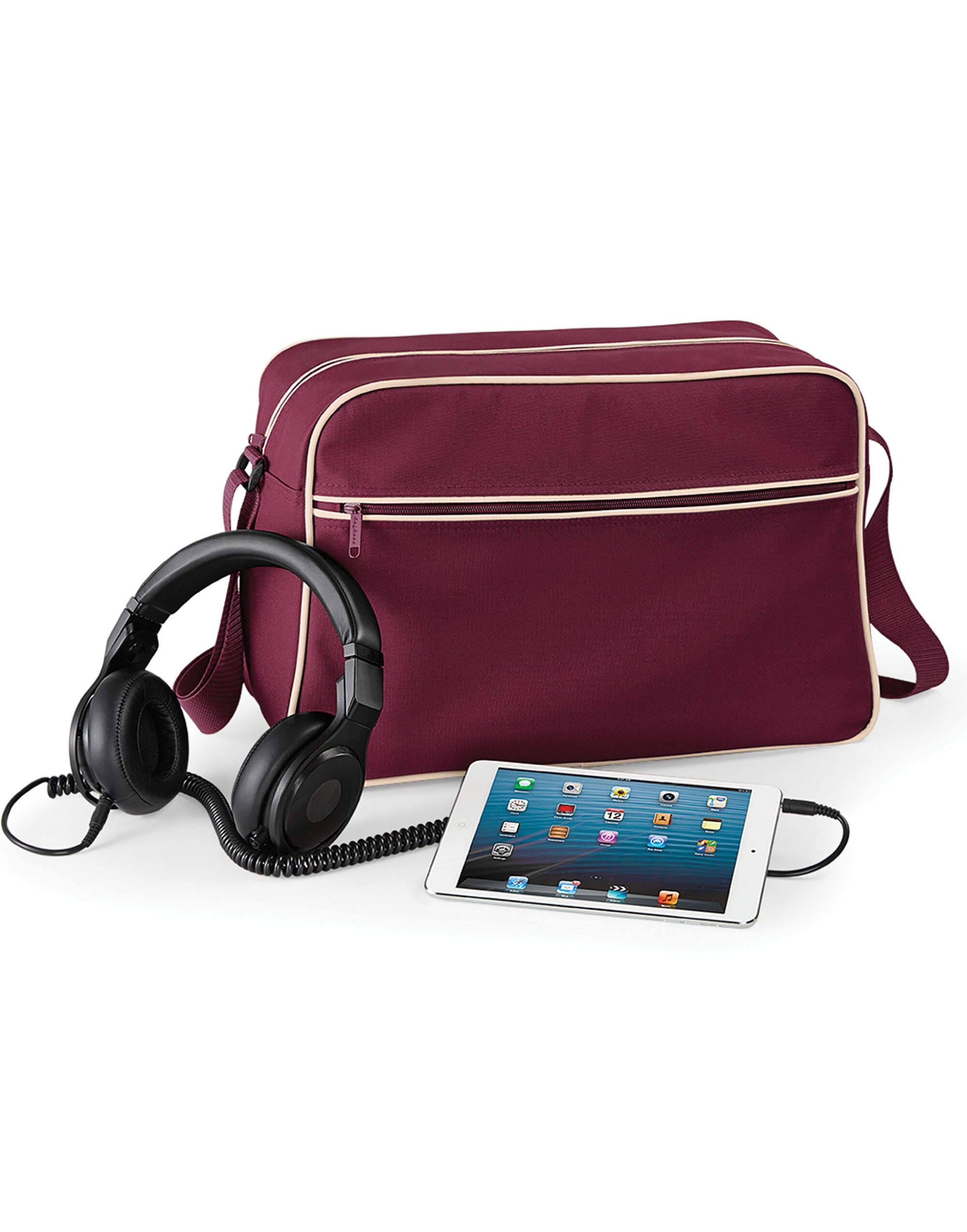 A red Freestyle Holdall, angled view.