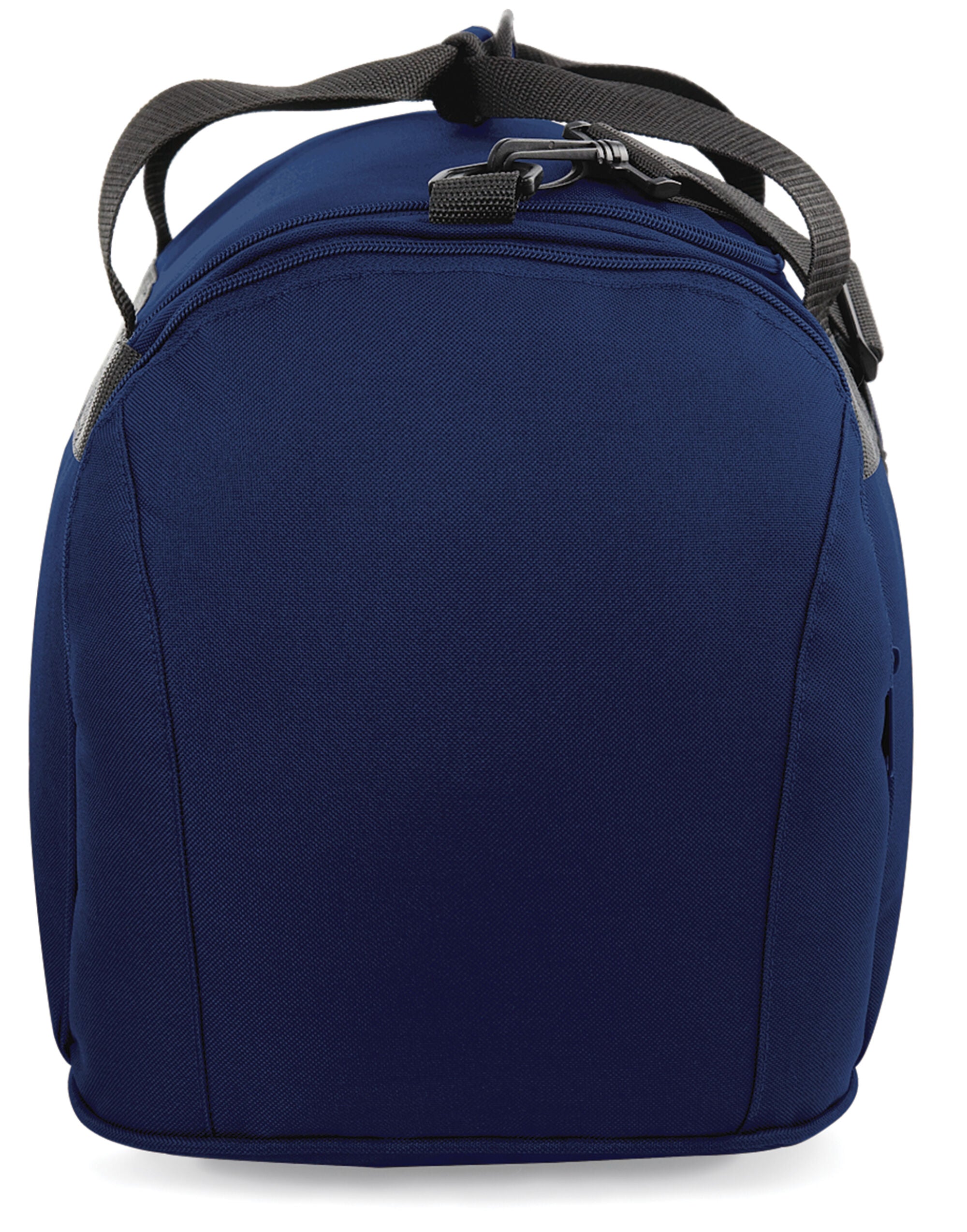 Angled shot of a white recycled waistpack.