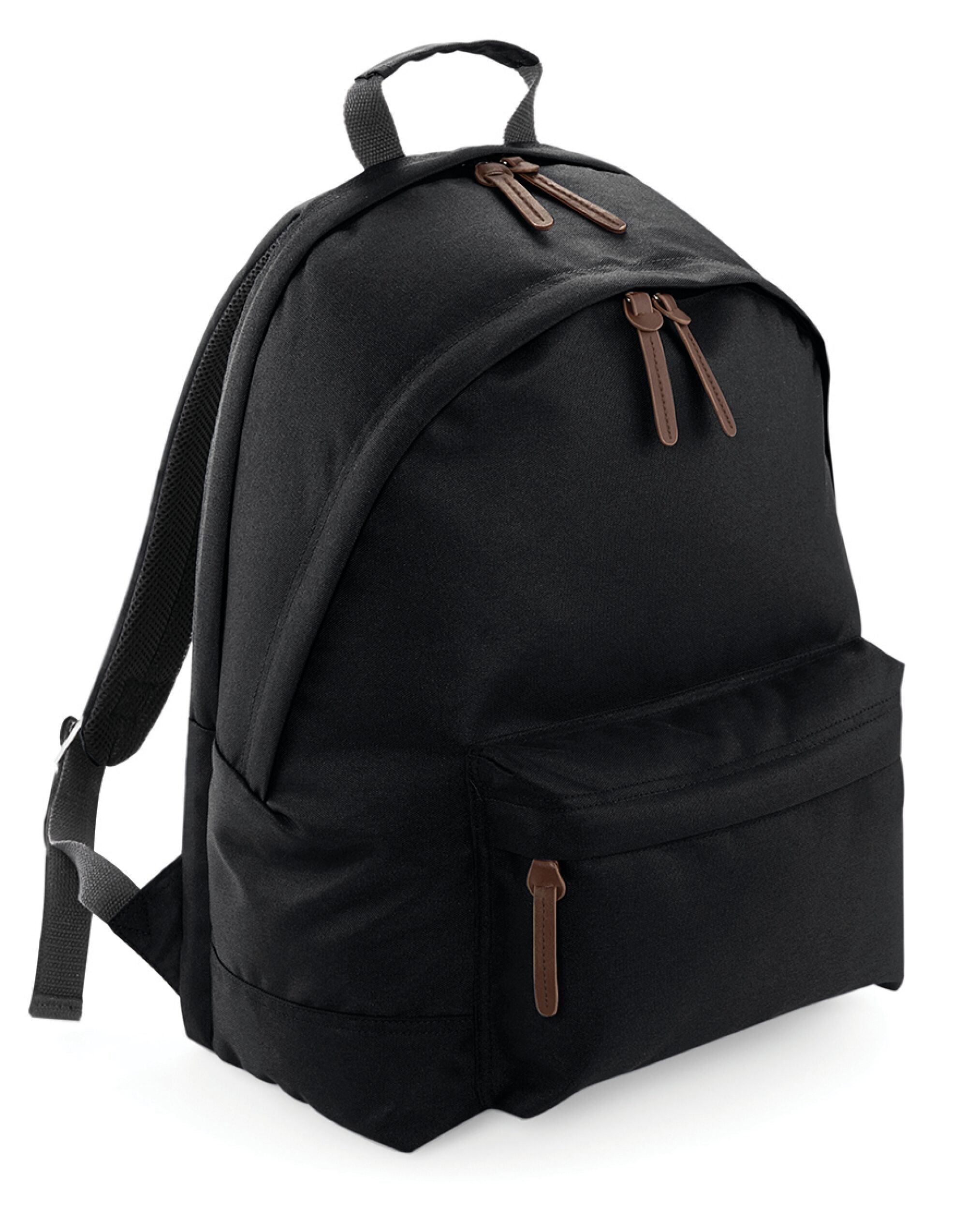 A compact black Bagbase Recycled Mini Cooler Bag.