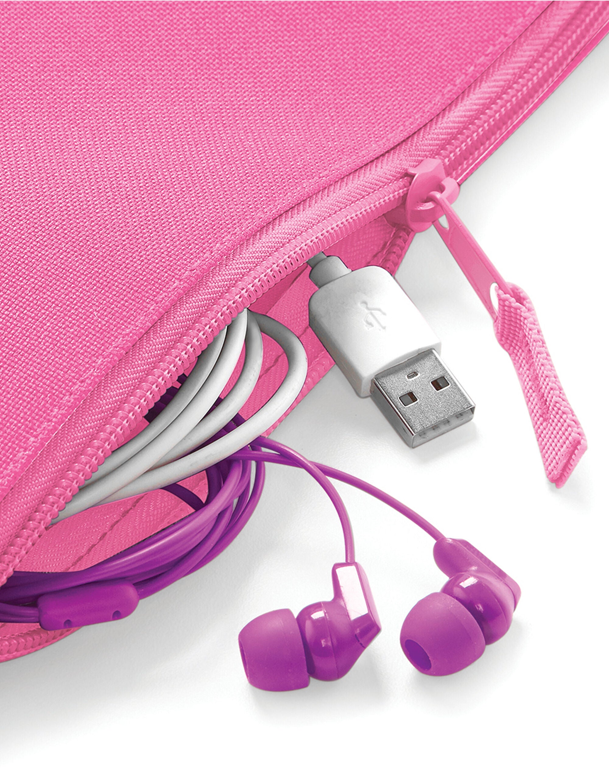 Back view of the soft pink matte PU card holder.