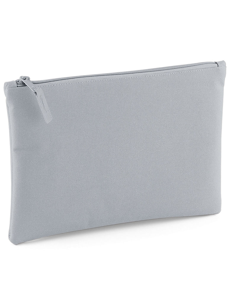 white matte PU card holder with multiple card slots.