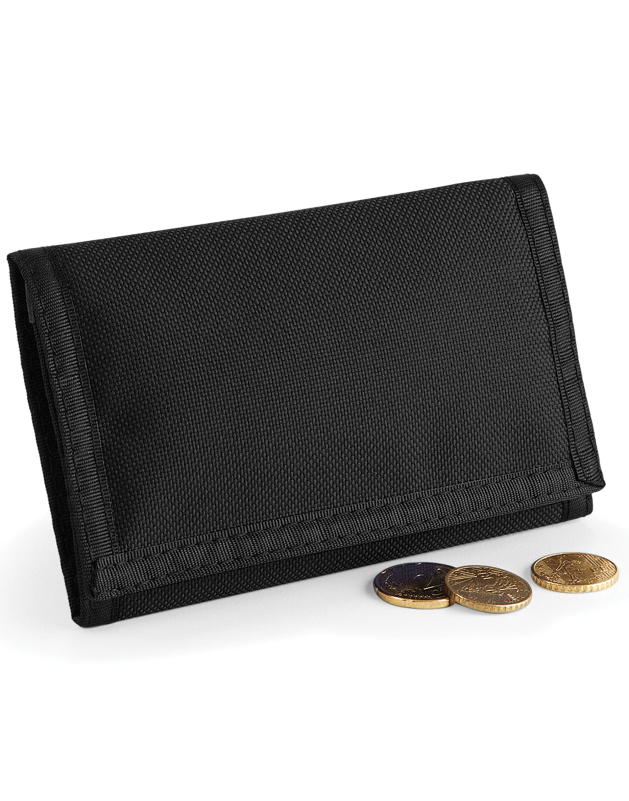 Angled view of the soft grey mini accessory case.