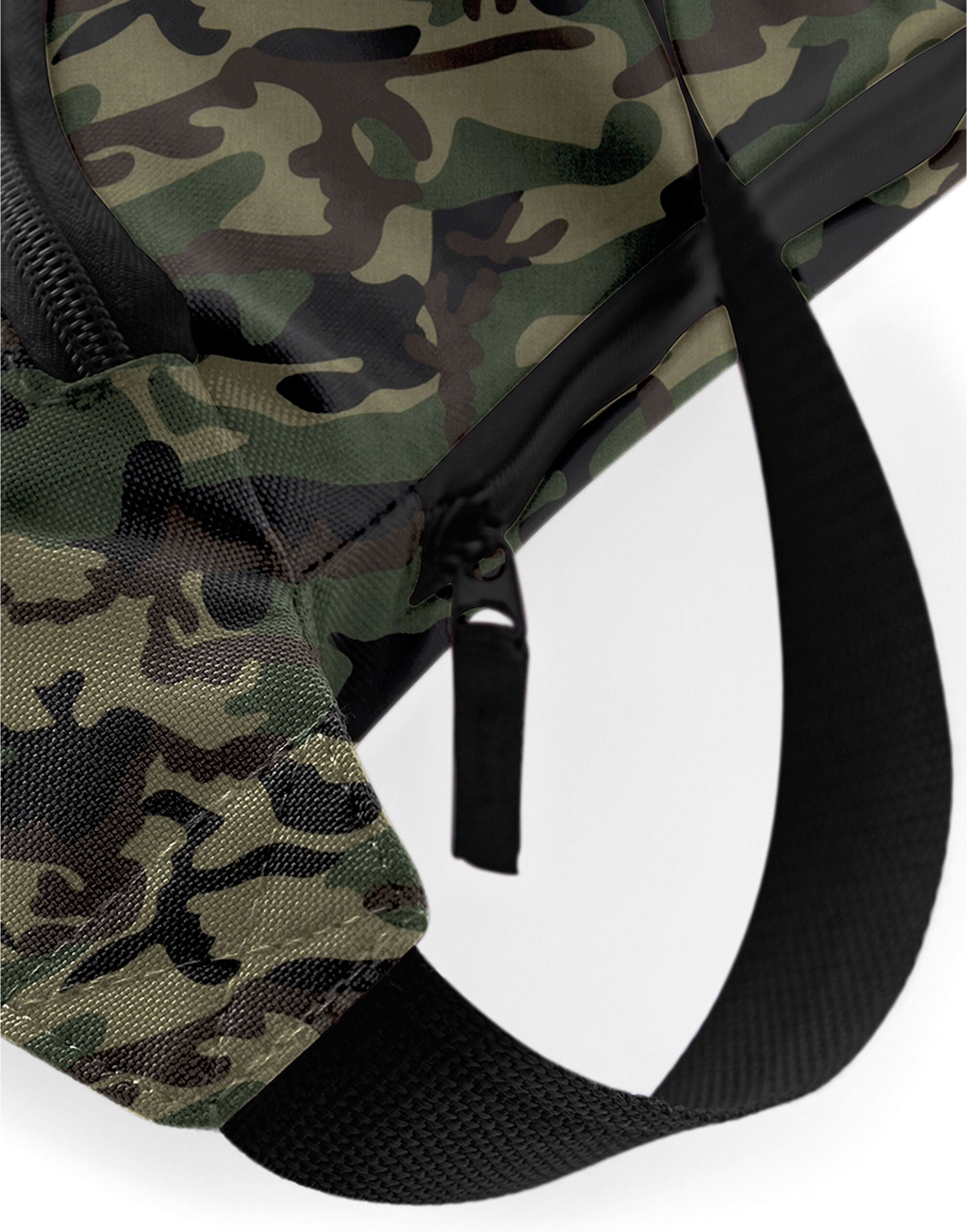 A desert sand colored Molle utility patch for attaching extra gear.