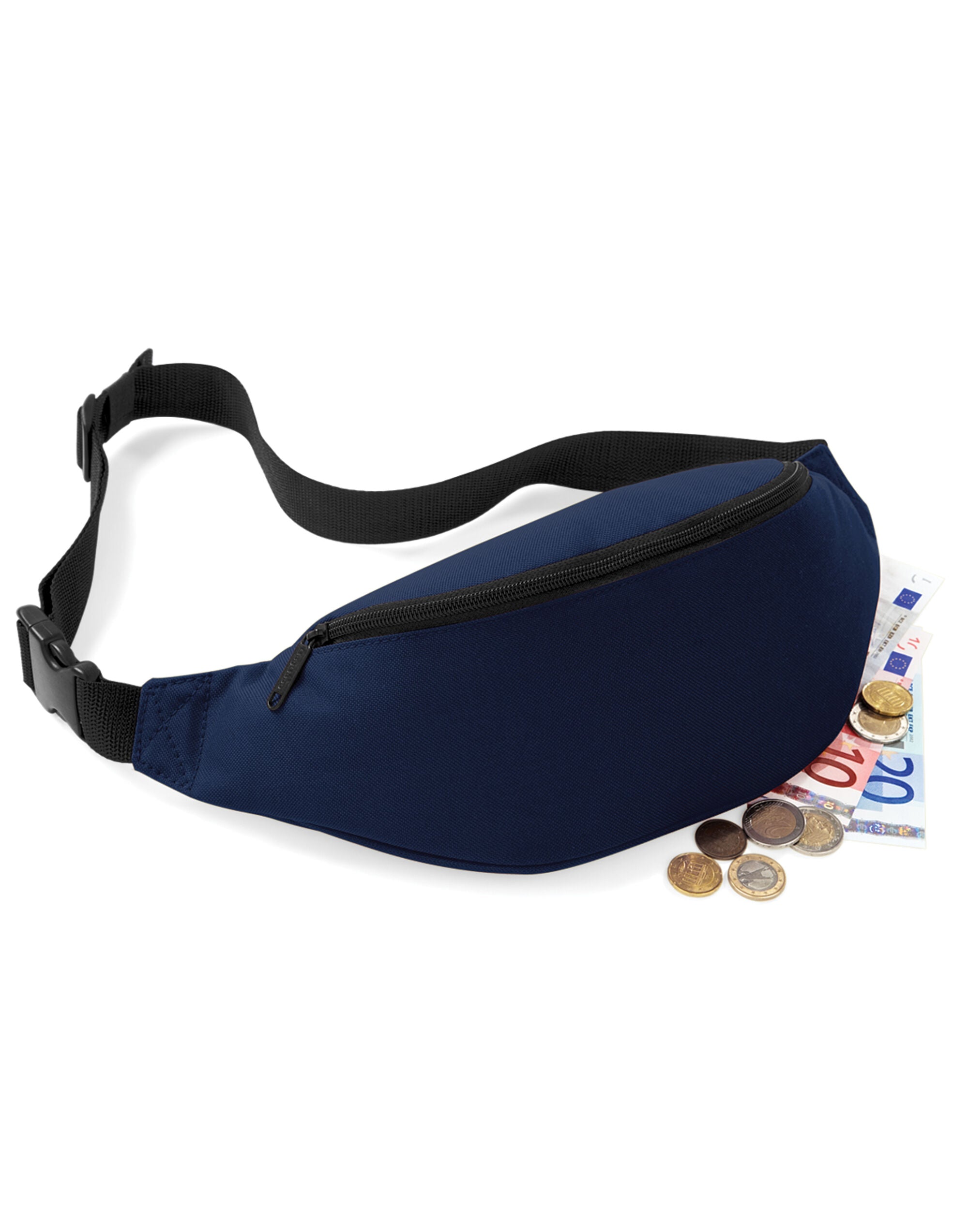 Back view showing the padded straps and back panel of the backpack.