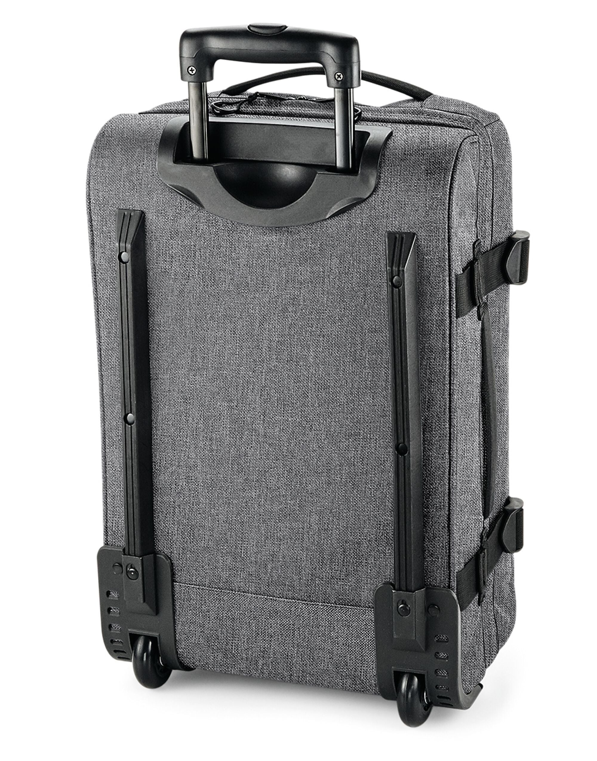 The Bagbase Escape Carry-On Wheelie with its main compartment open, revealing a spacious, fully-lined interior.