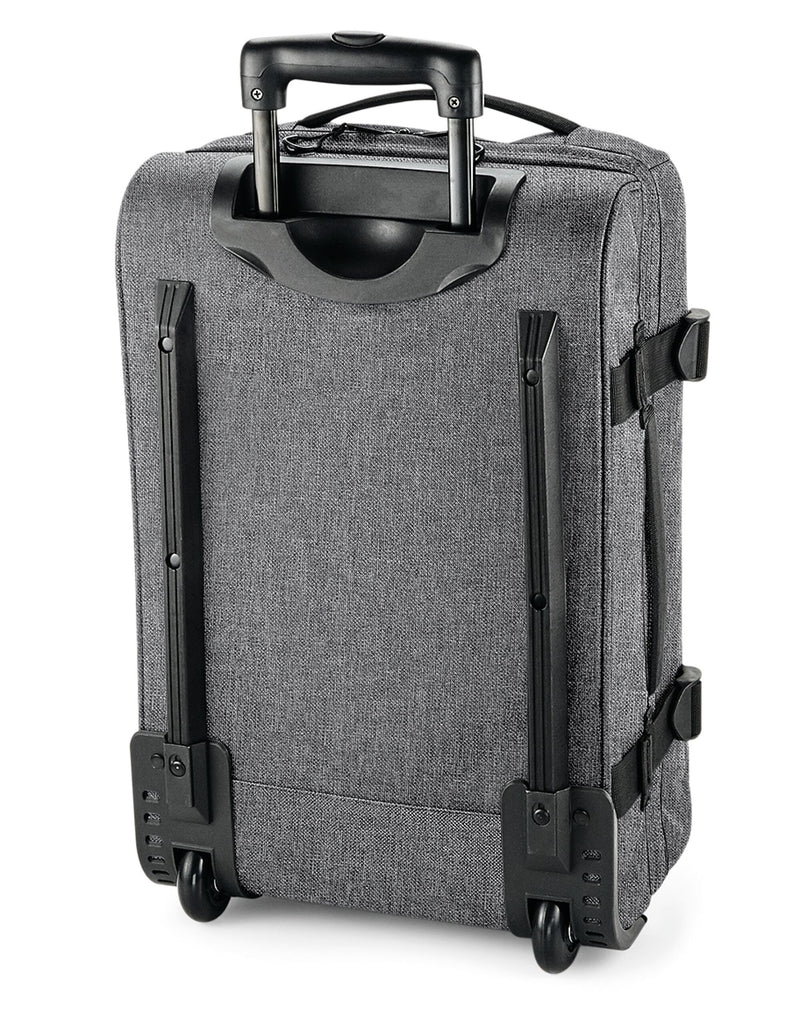 The Bagbase Escape Carry-On Wheelie with its main compartment open, revealing a spacious, fully-lined interior.