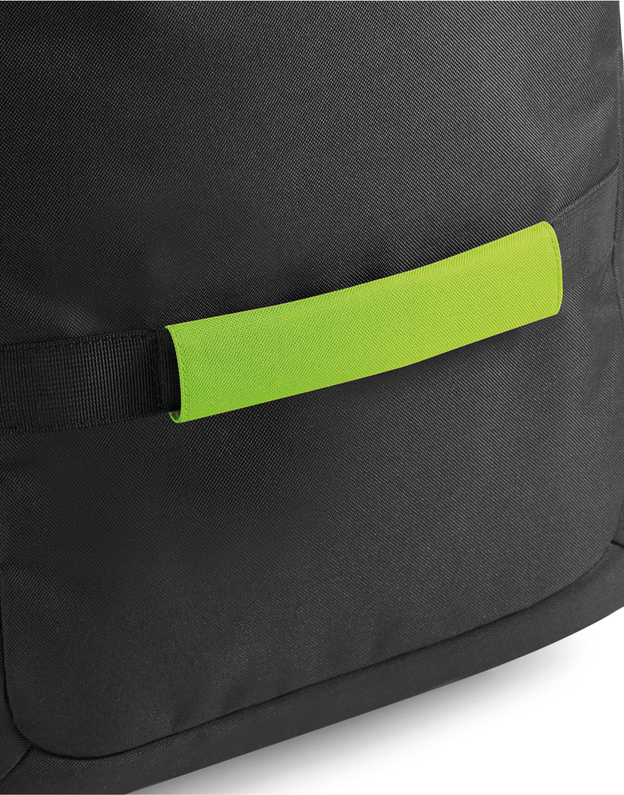The Bagbase Escape Handle Wrap shown in use, providing a cushioned grip.