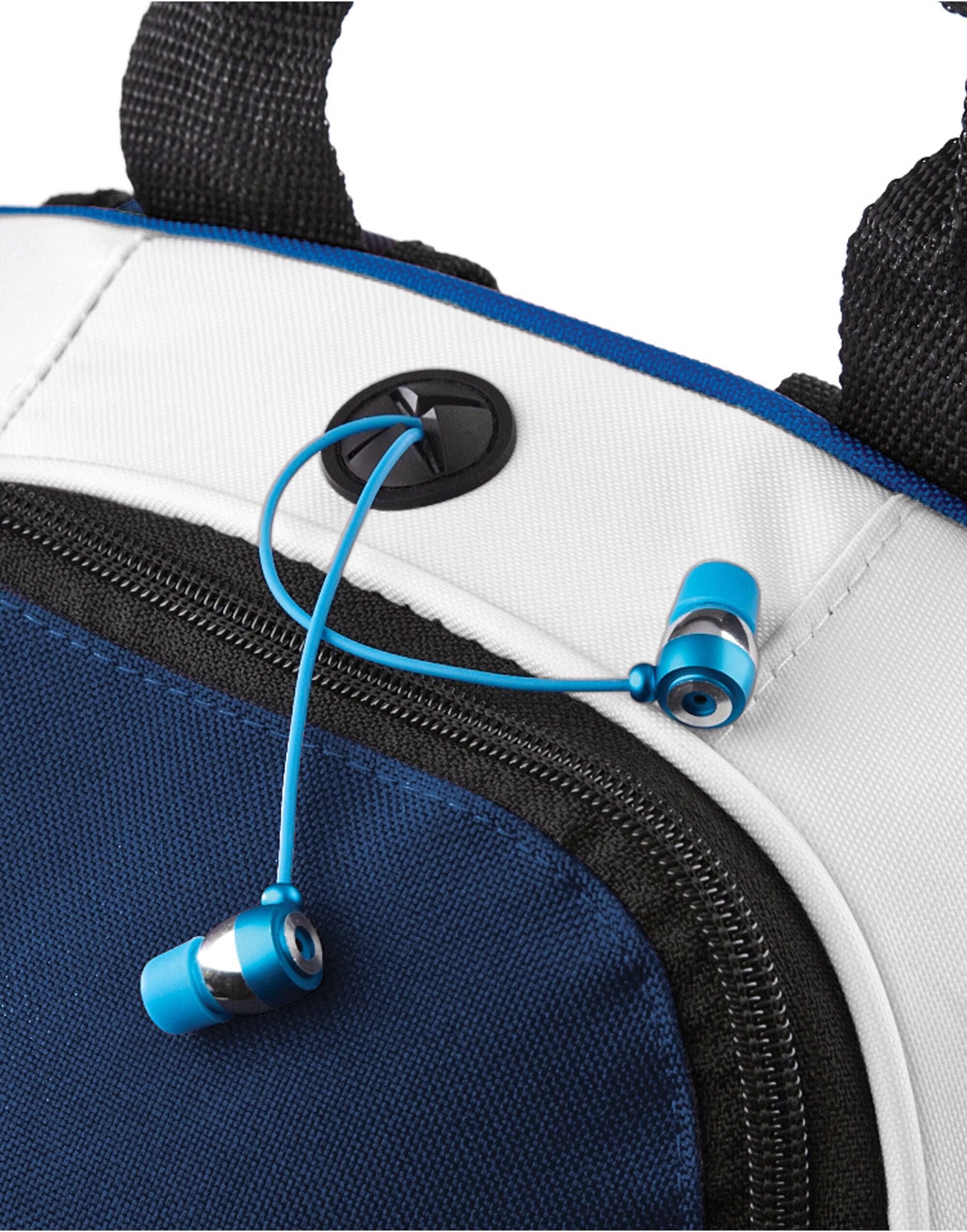 The sky blue Bagbase Teamwear Backpack shown on a white background for color accuracy.