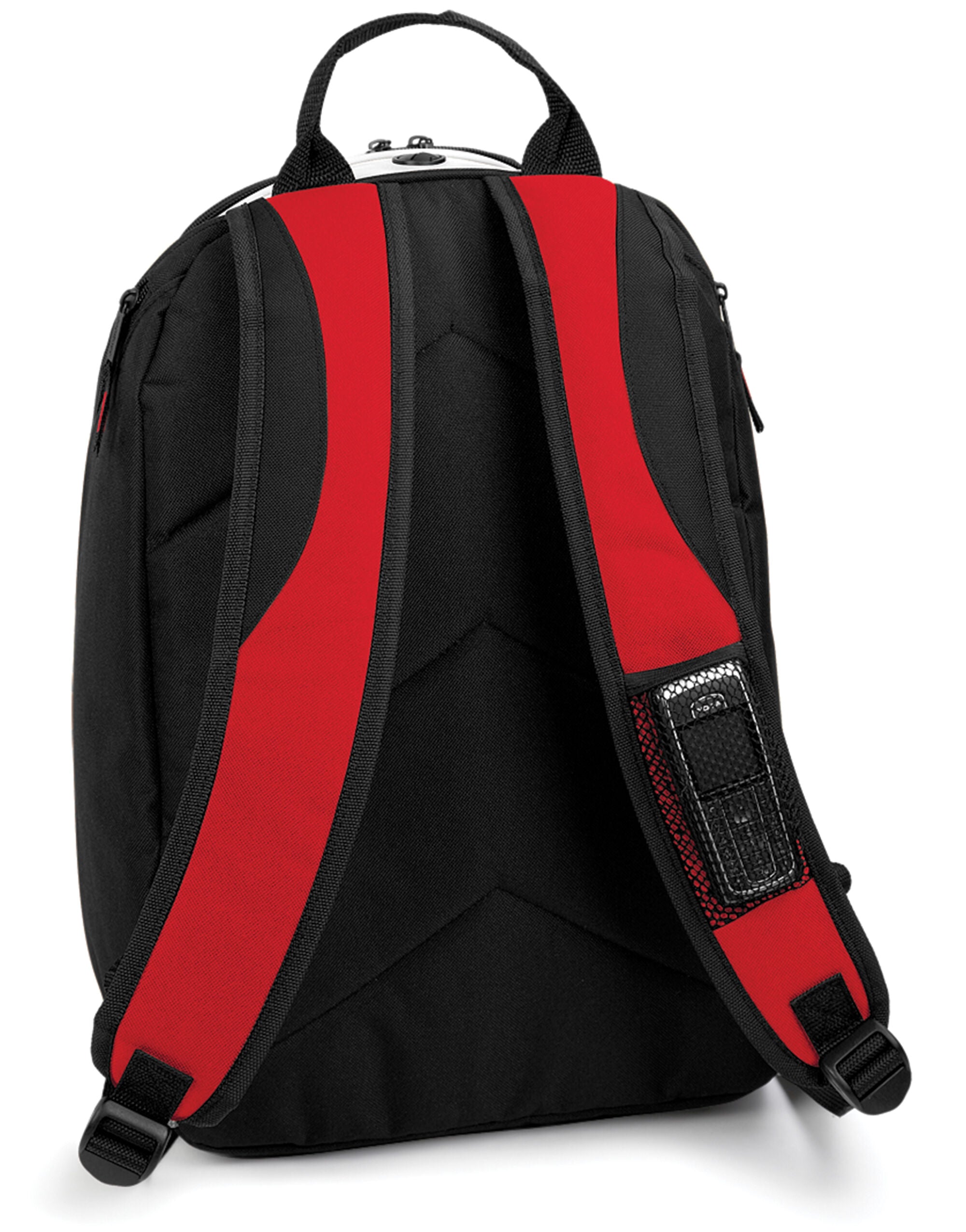 The Bagbase Teamwear Backpack in a professional French navy color.