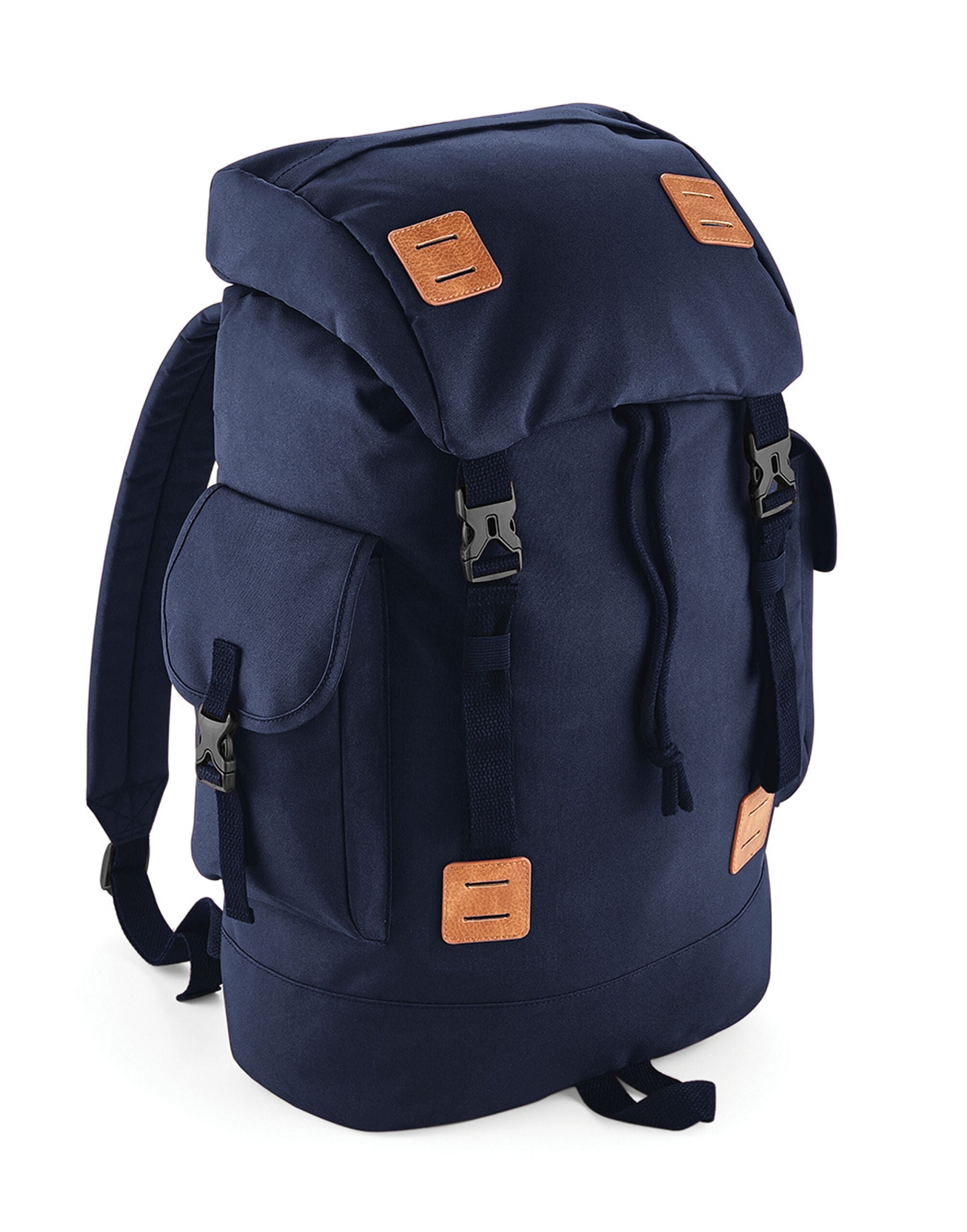 Detail of the front zippered pocket, perfect for keeping small items organized and accessible.