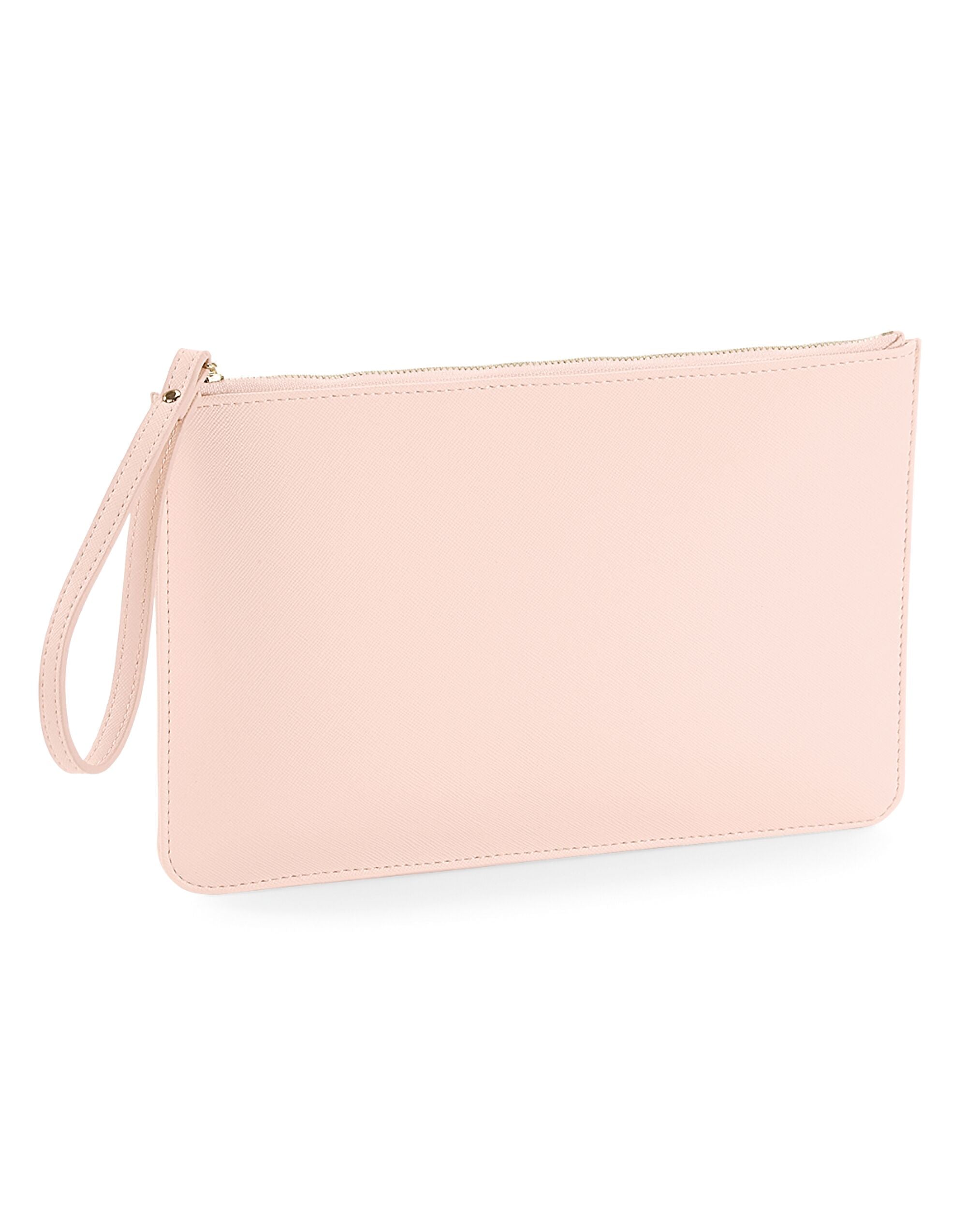 The light grey pouch, perfect for storing tech accessories or stationery in style.