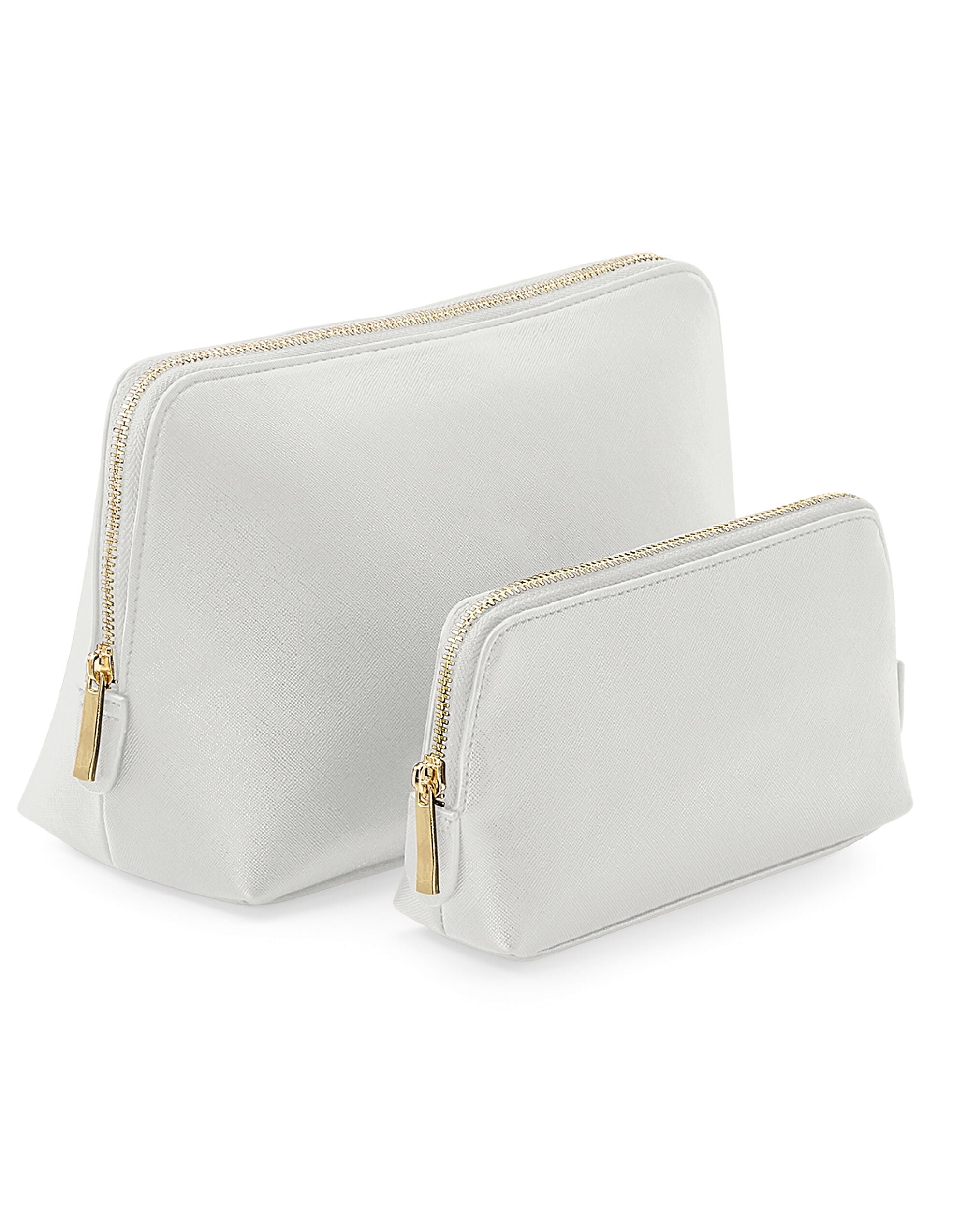A collection of the medium Boutique Accessory Cases in all available colors.