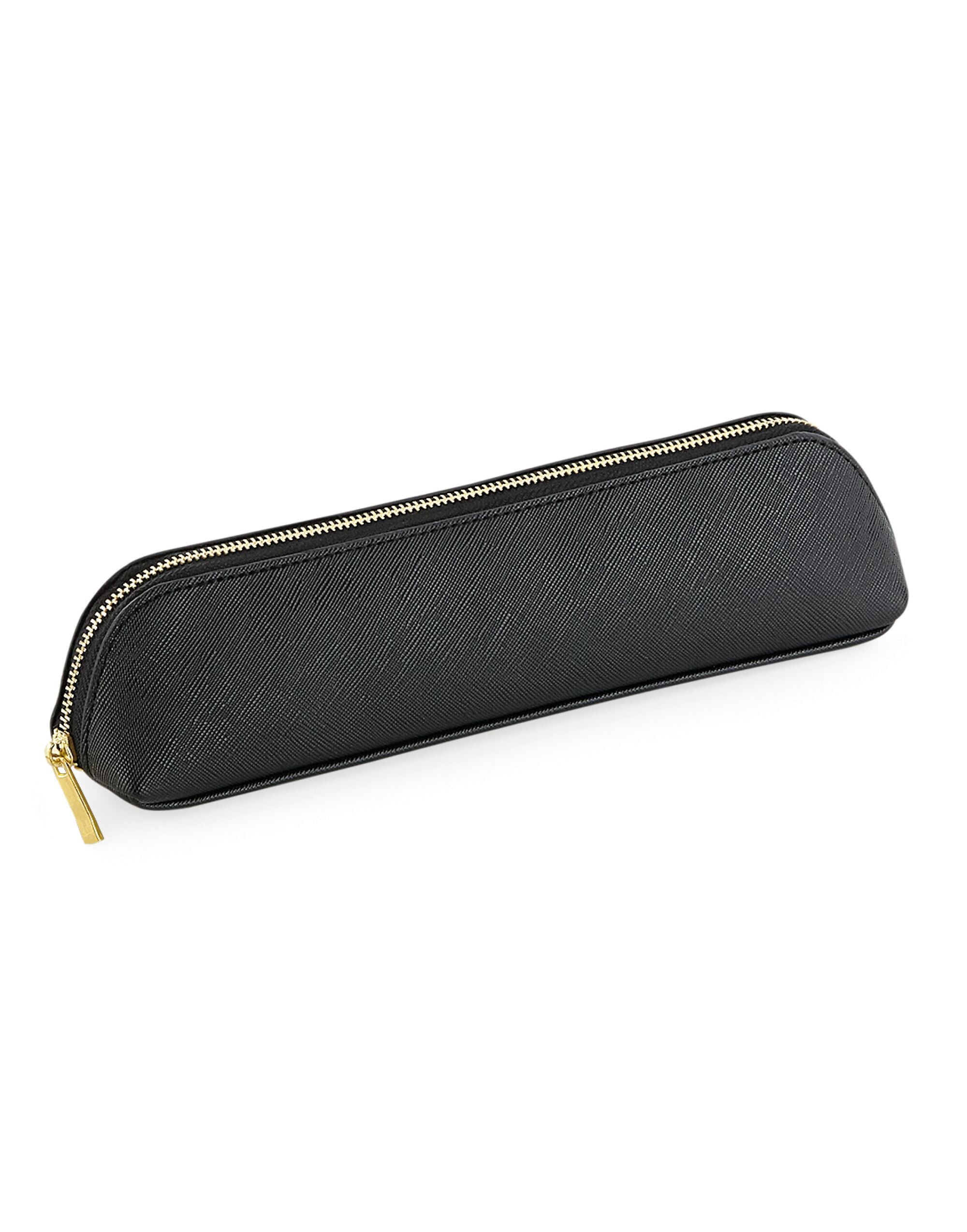 Angled view of the soft pink Boutique Mini Accessory Case, perfect for small items like jewelry.