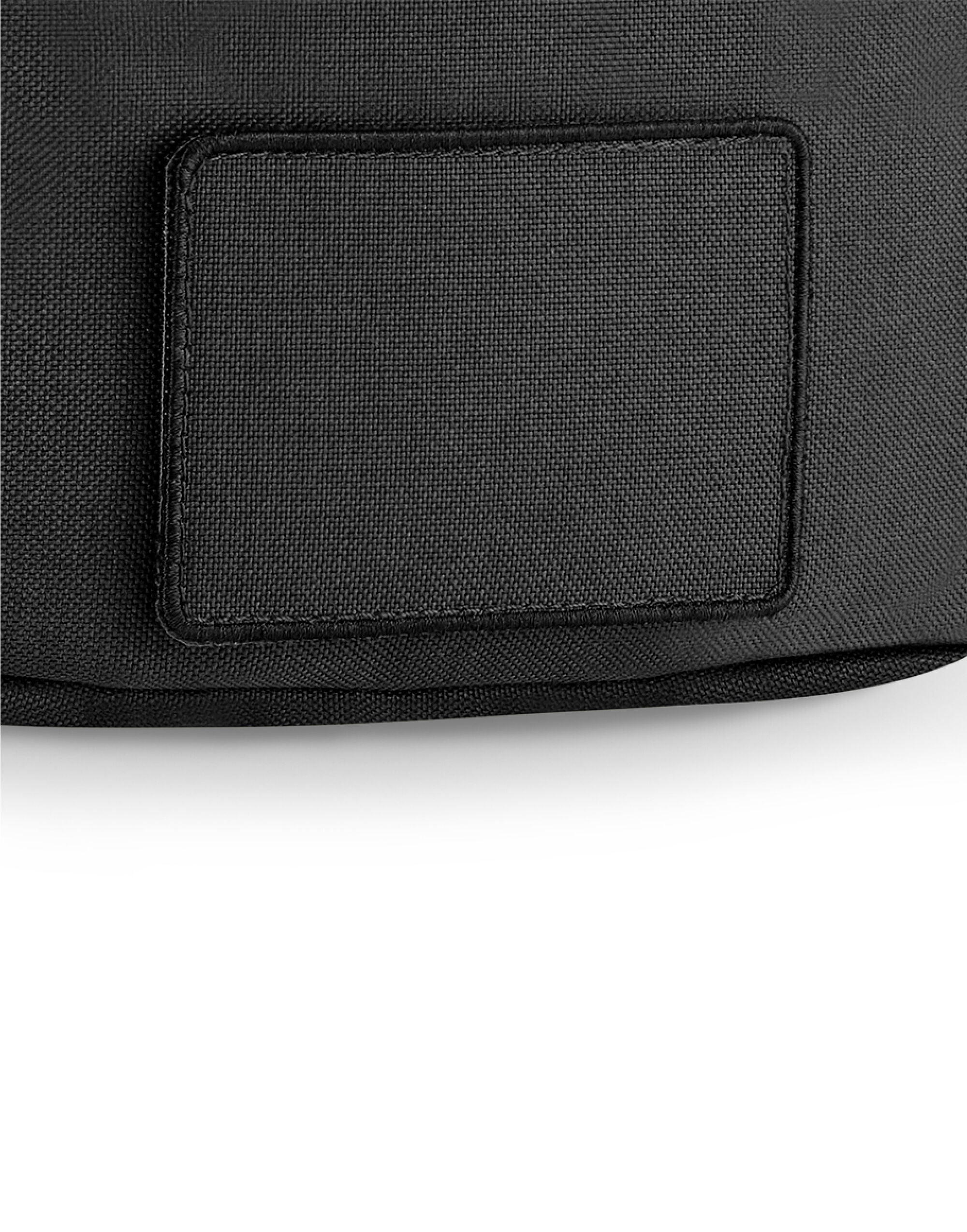 Angled view of the desert camo MOLLE patch.