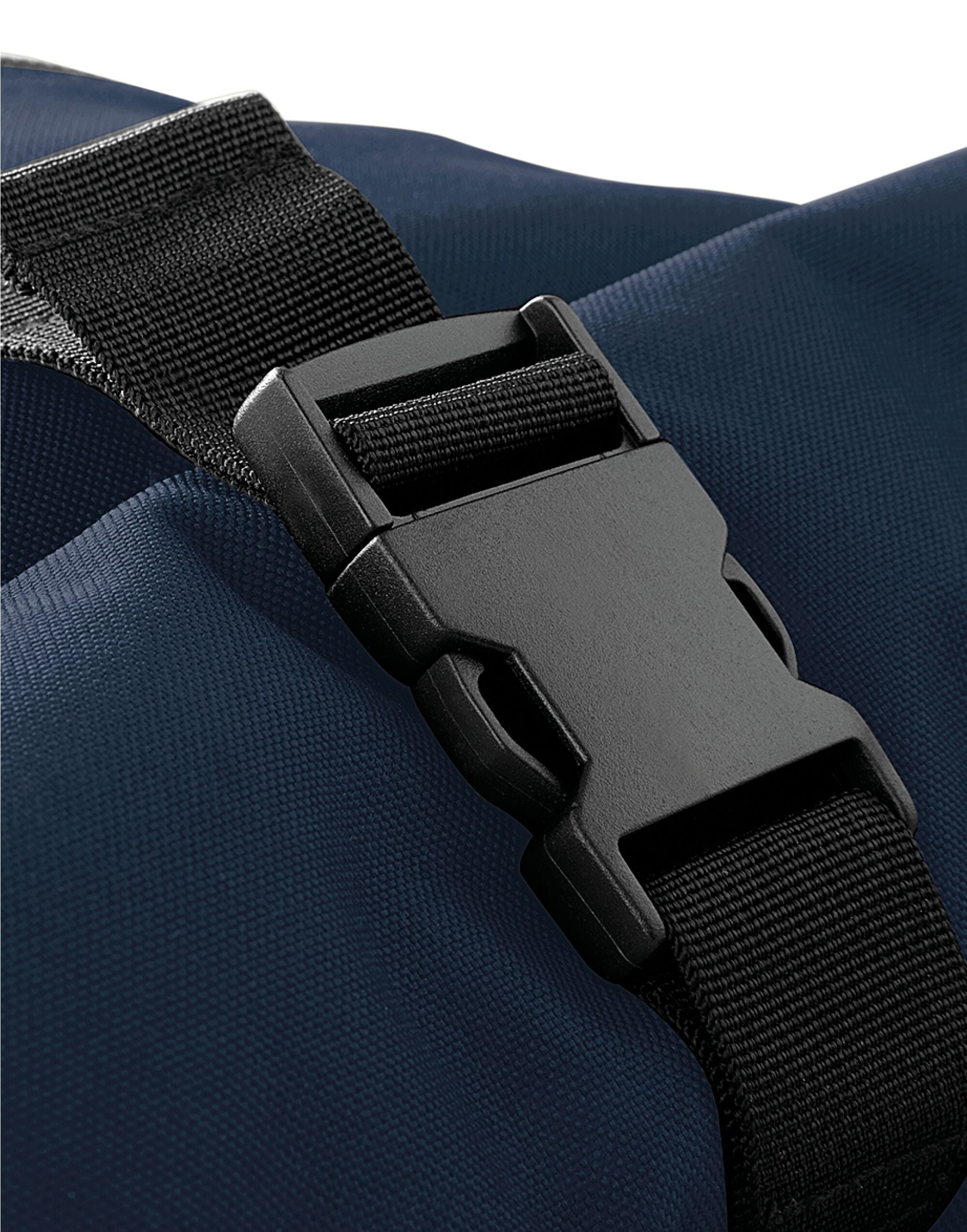 Angled front shot of the Bagbase Roll-Top Backpack, displaying its clean lines and subtle branding.