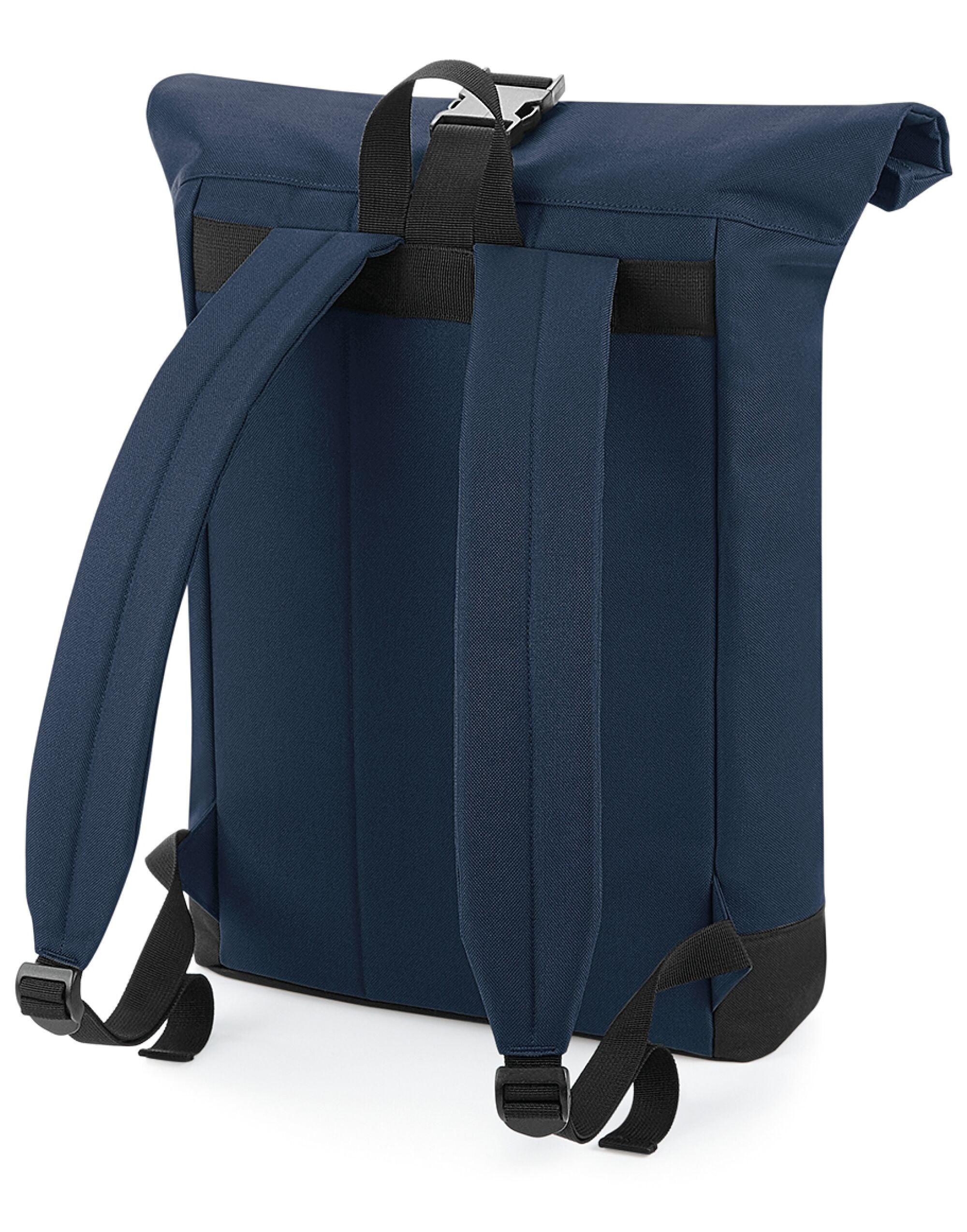 Bagbase Roll-Top Backpack in a professional graphite grey, ideal for work or university.
