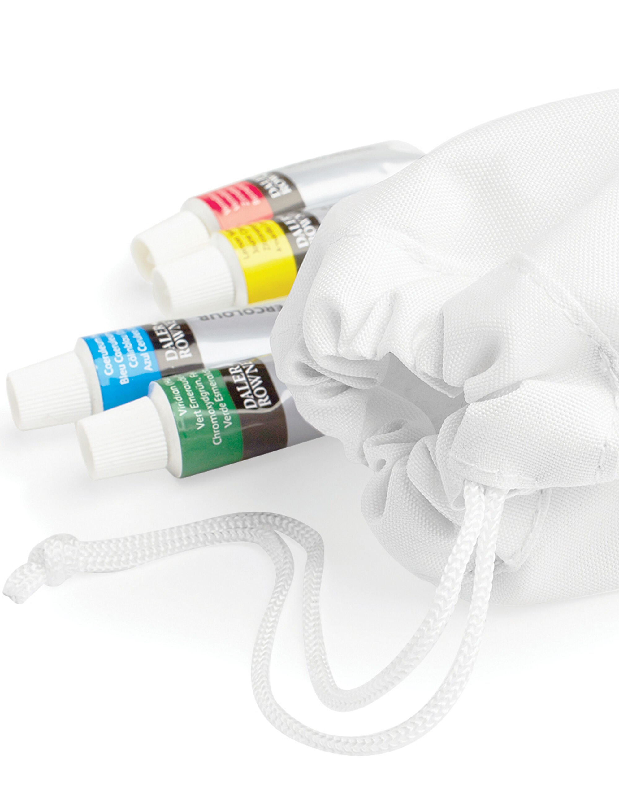 Close-up of the soft polyester material of the Bagbase Sublimation Stuff Bag, ideal for high-quality printing.