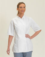 Dennys Ladies' Short Sleeve Fitted Chef'S Jacket