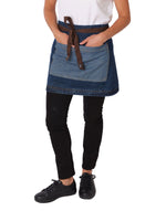Dennys Denim Waist Apron With Contrasting Pocket - thumbnail 1