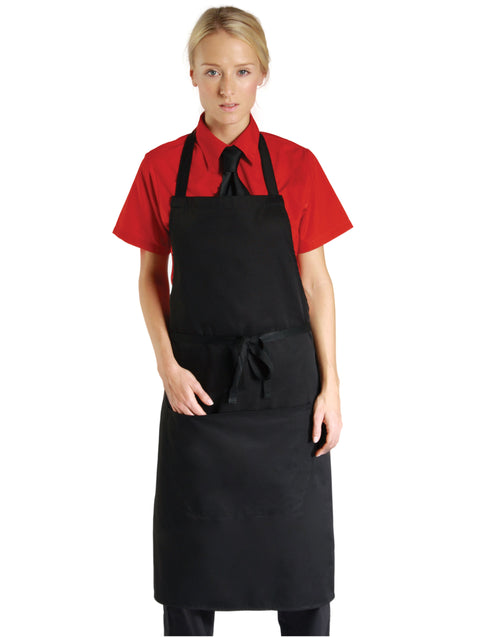 Dennys Low Cost Bib Apron With Pocket