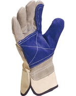 Delta Plus Cowhide Split Leather Gloves - thumbnail 1