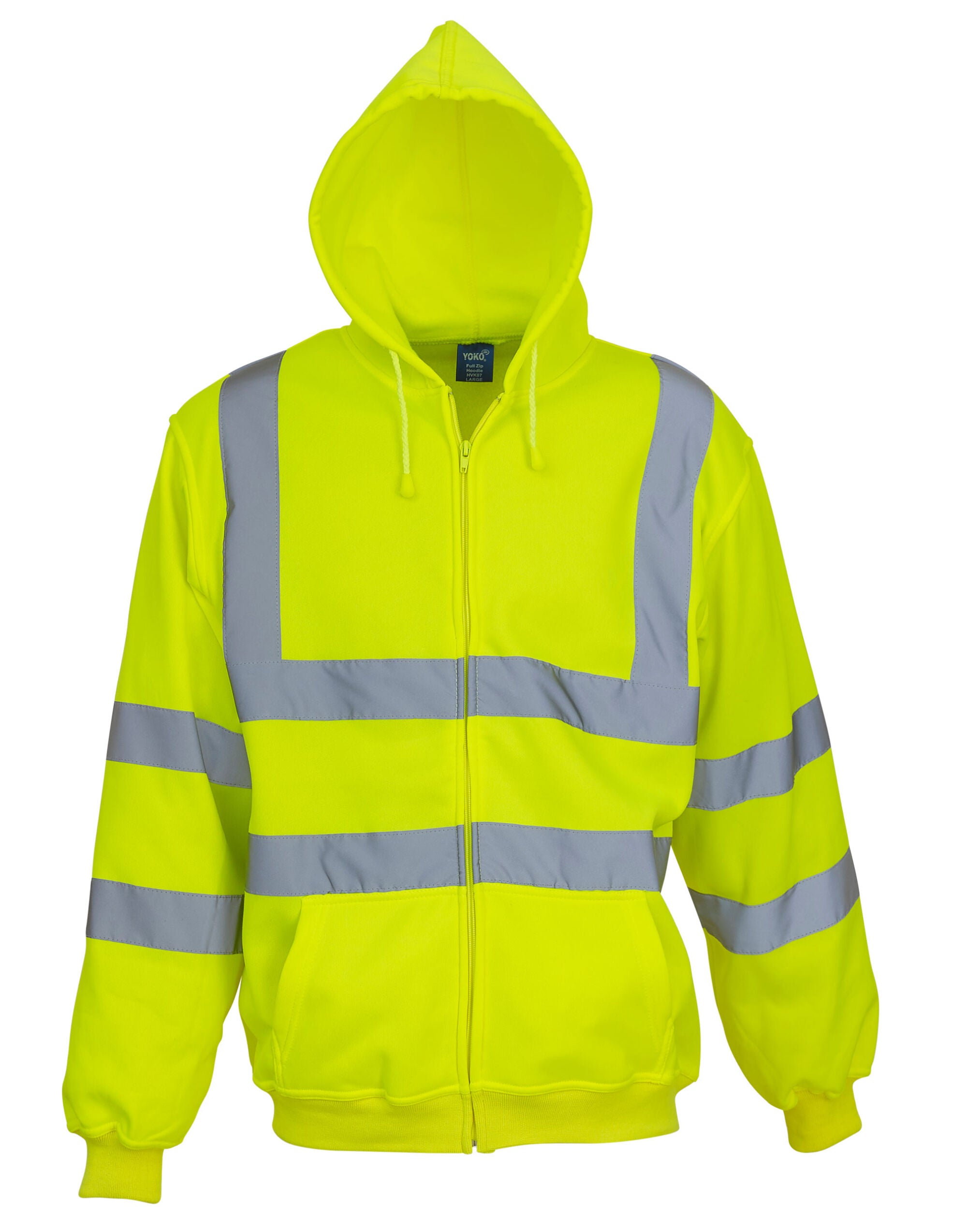 Yoko Hi-Vis Zipped Hoodie