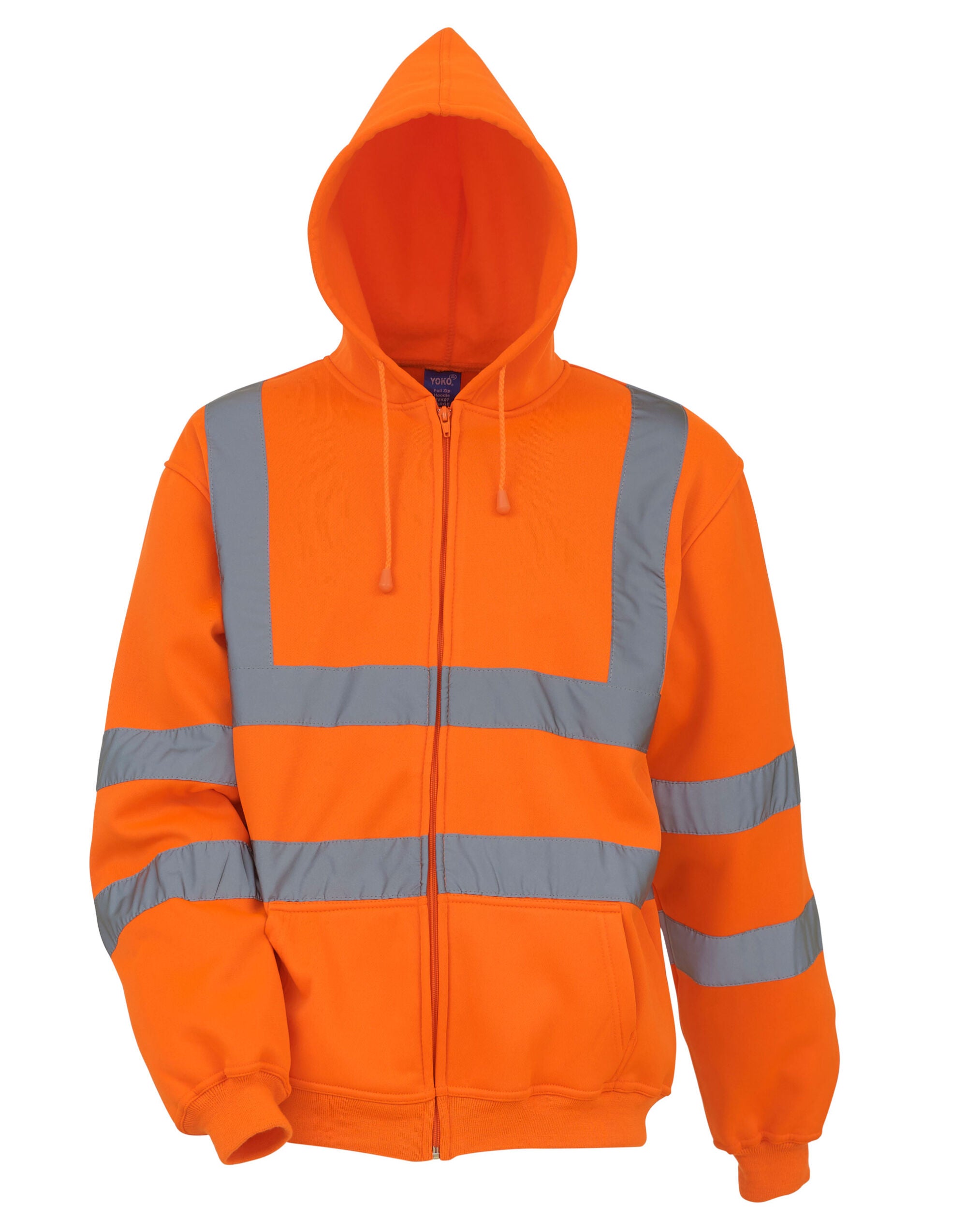 Yoko Hi-Vis Zipped Hoodie
