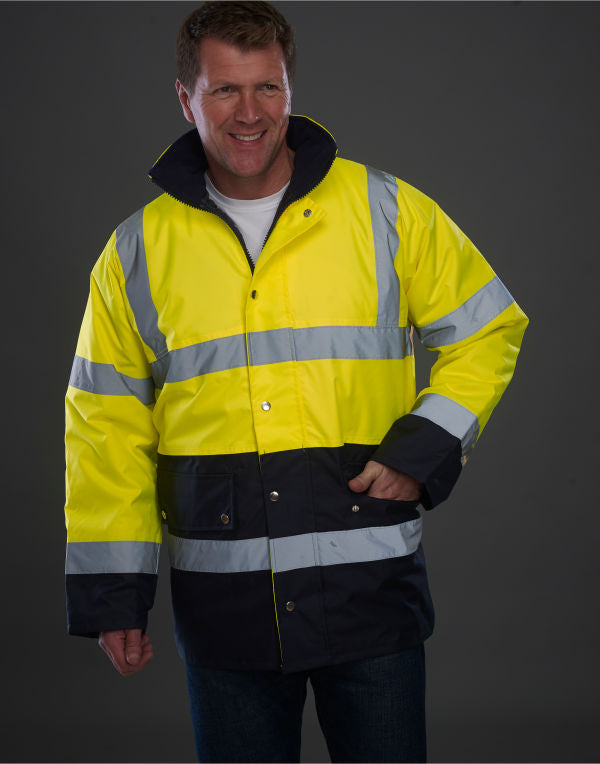 Yoko Hi-Vis Two Tone Motorway Jacket
