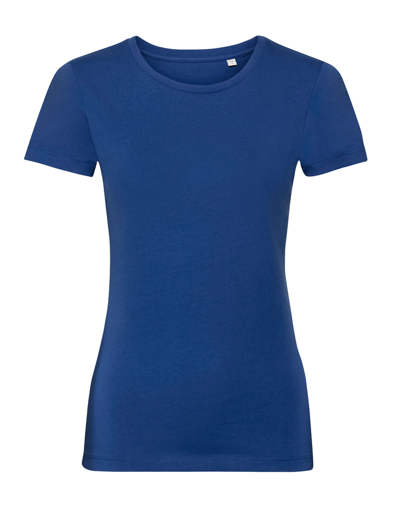 Russell Pure Organic Ladies' T - Bright Royal