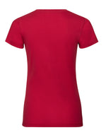 Russell Pure Organic Ladies' T - Classic Red